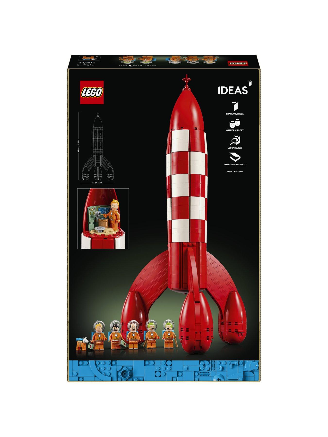 Image 7 of 8 of LEGO Ideas Tintin&reg; Moon Rocket Building Kit 21367