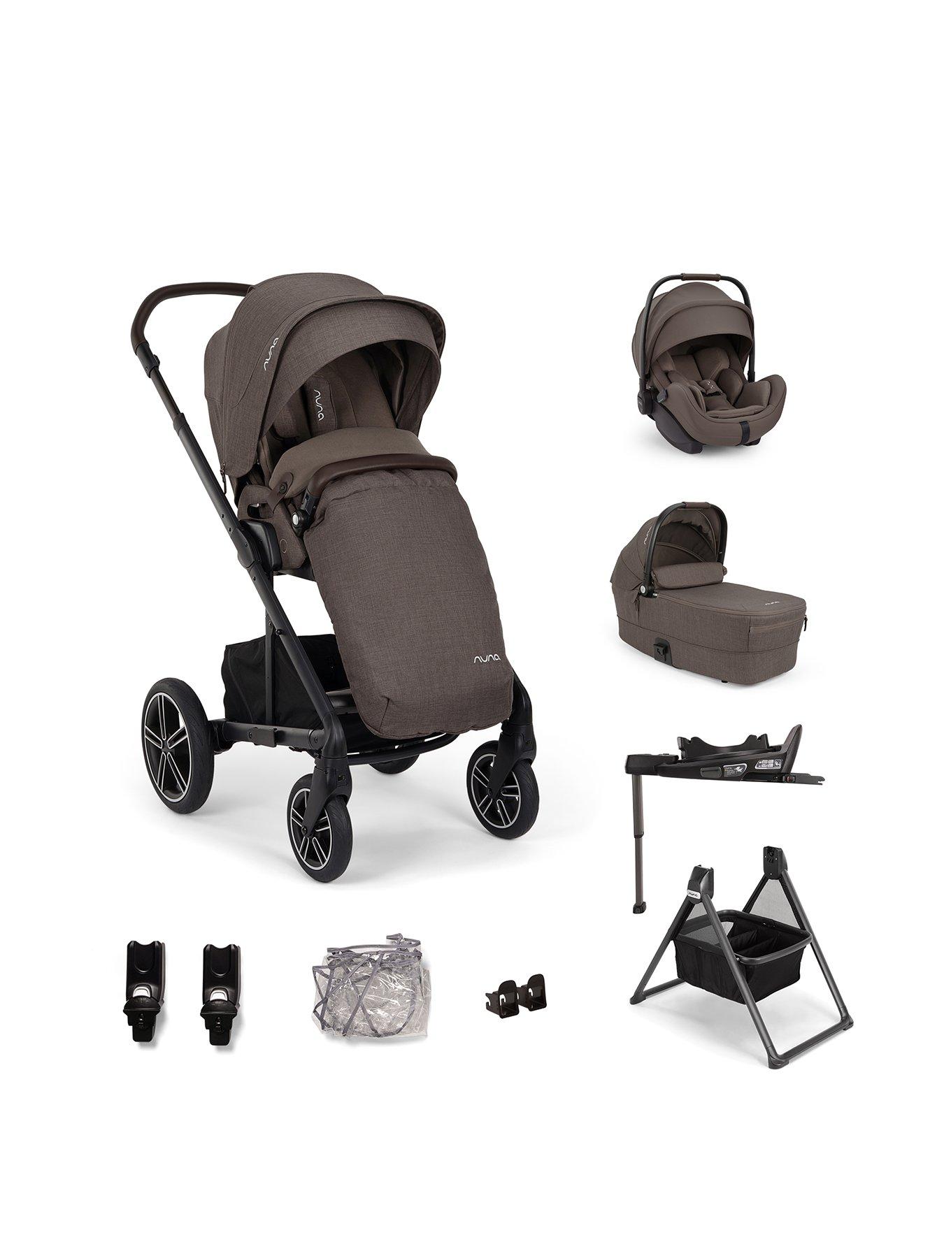 Image 1 of 6 of Nuna MIXX next - ARRA flex/BASE curv Bundle - Chestnut