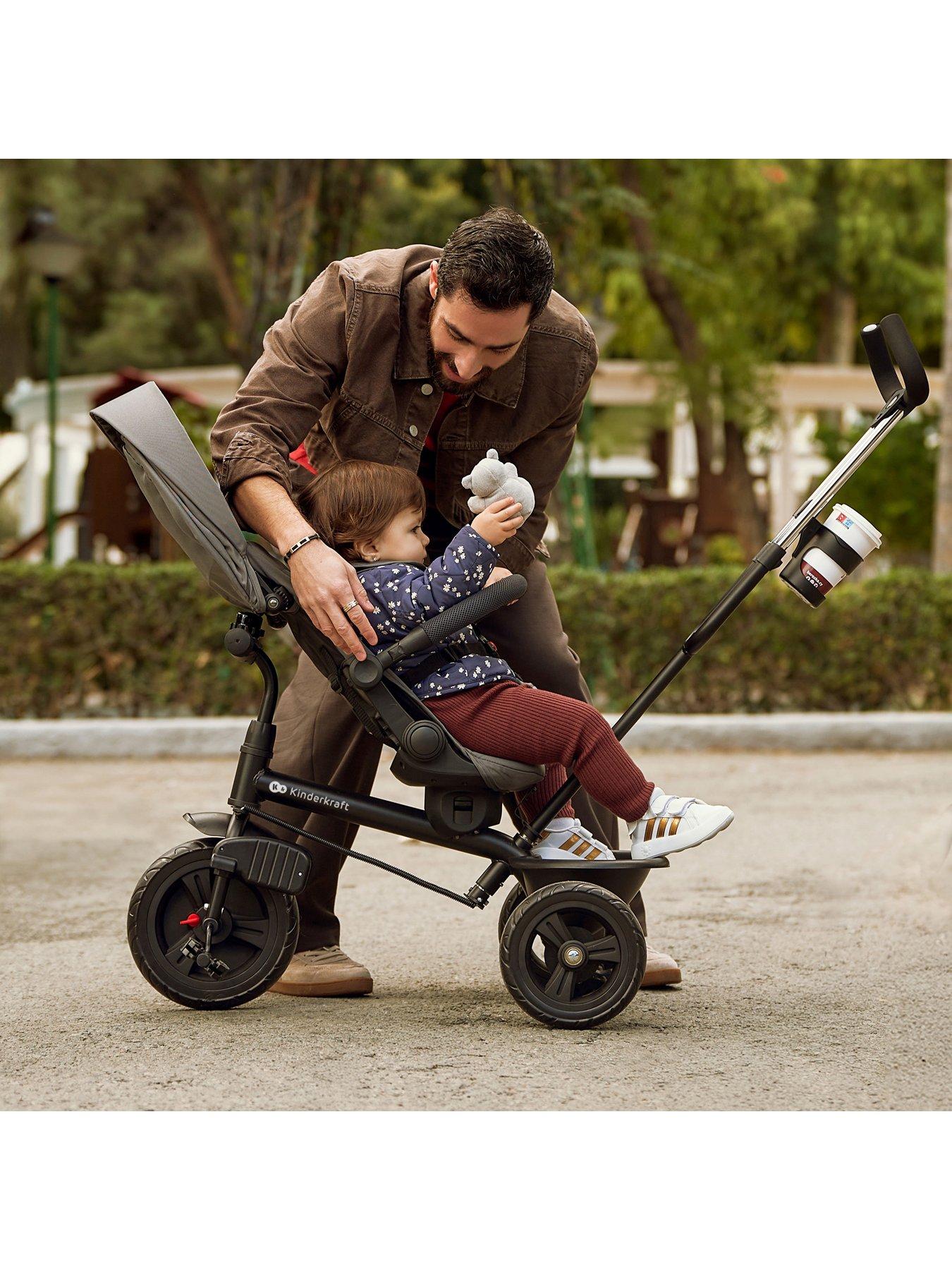 Image 2 of 8 of Kinderkraft Aston 2 Plus Tricycle - Mystic Green