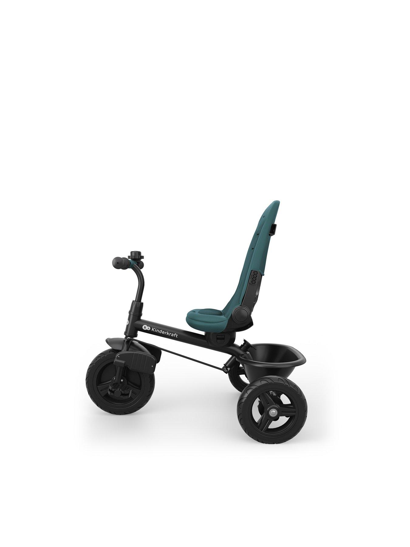 Image 7 of 8 of Kinderkraft Aston 2 Plus Tricycle - Mystic Green
