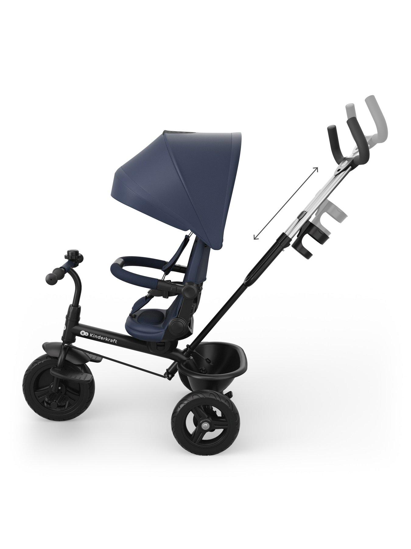 Image 6 of 8 of Kinderkraft Aston 2 Plus Tricycle - Navy