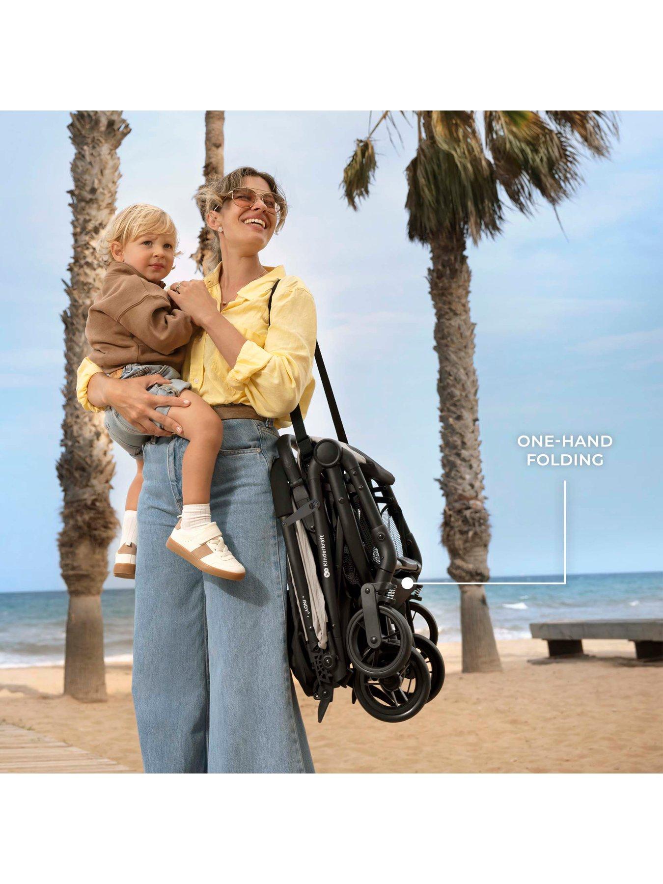  image of kinderkraft-indy-3-compact-pushchair-black