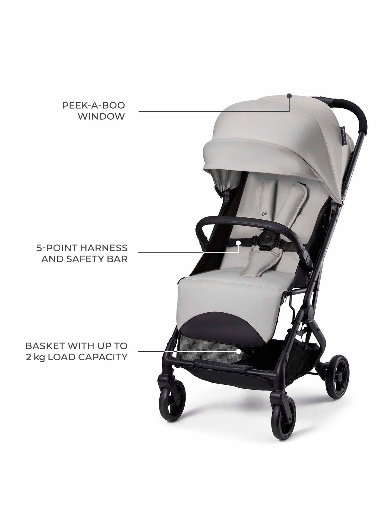 Image 5 of 8 of Kinderkraft Indy 3 Compact Pushchair - Grey