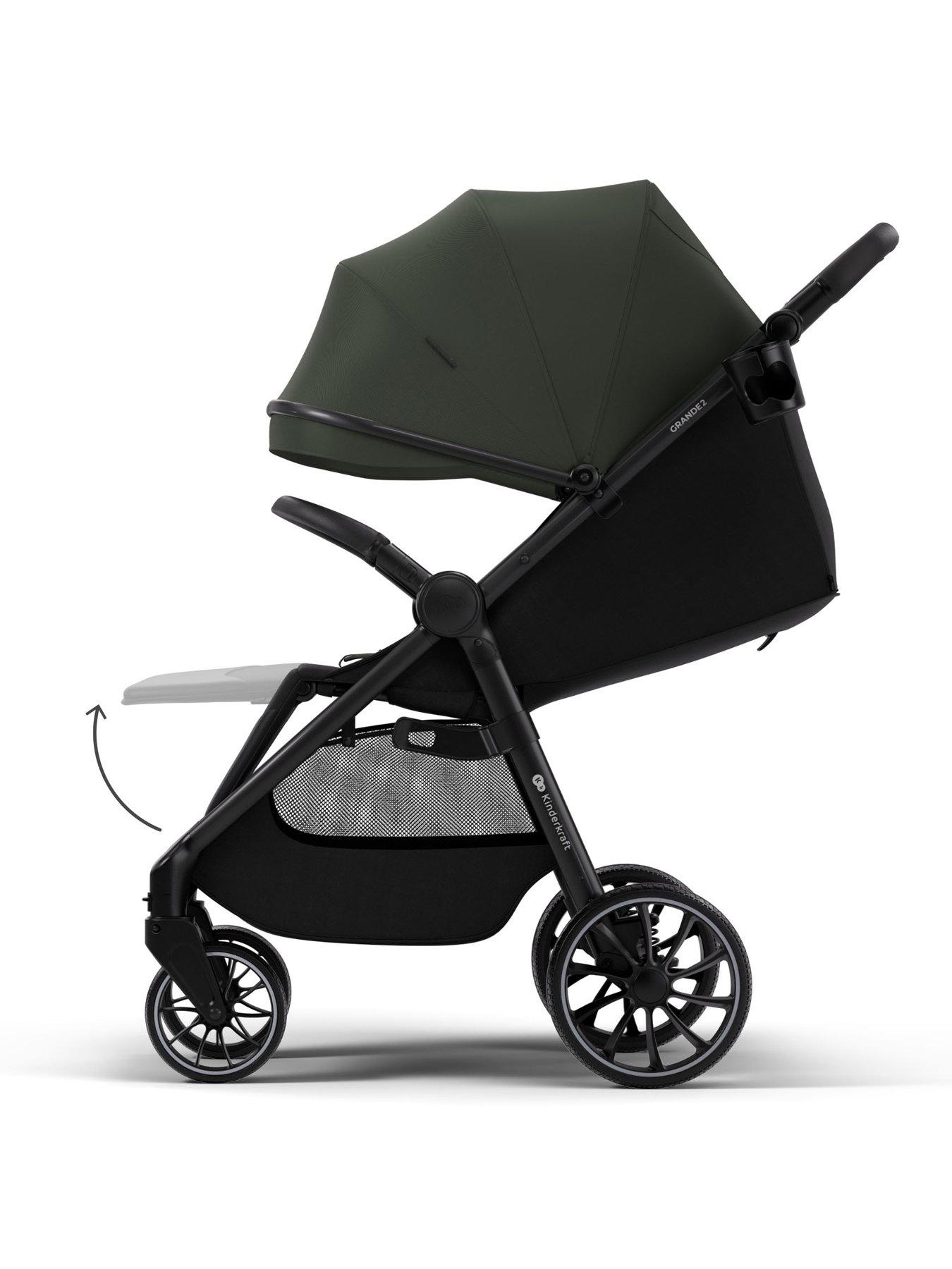  image of kinderkraft-grande-2-pushchair-green