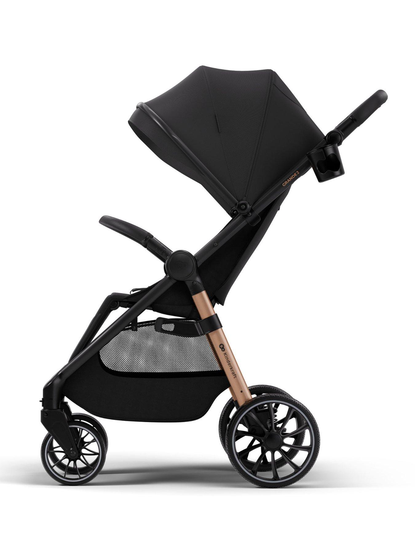 Image 2 of 8 of Kinderkraft Grande 2 Pushchair - Black