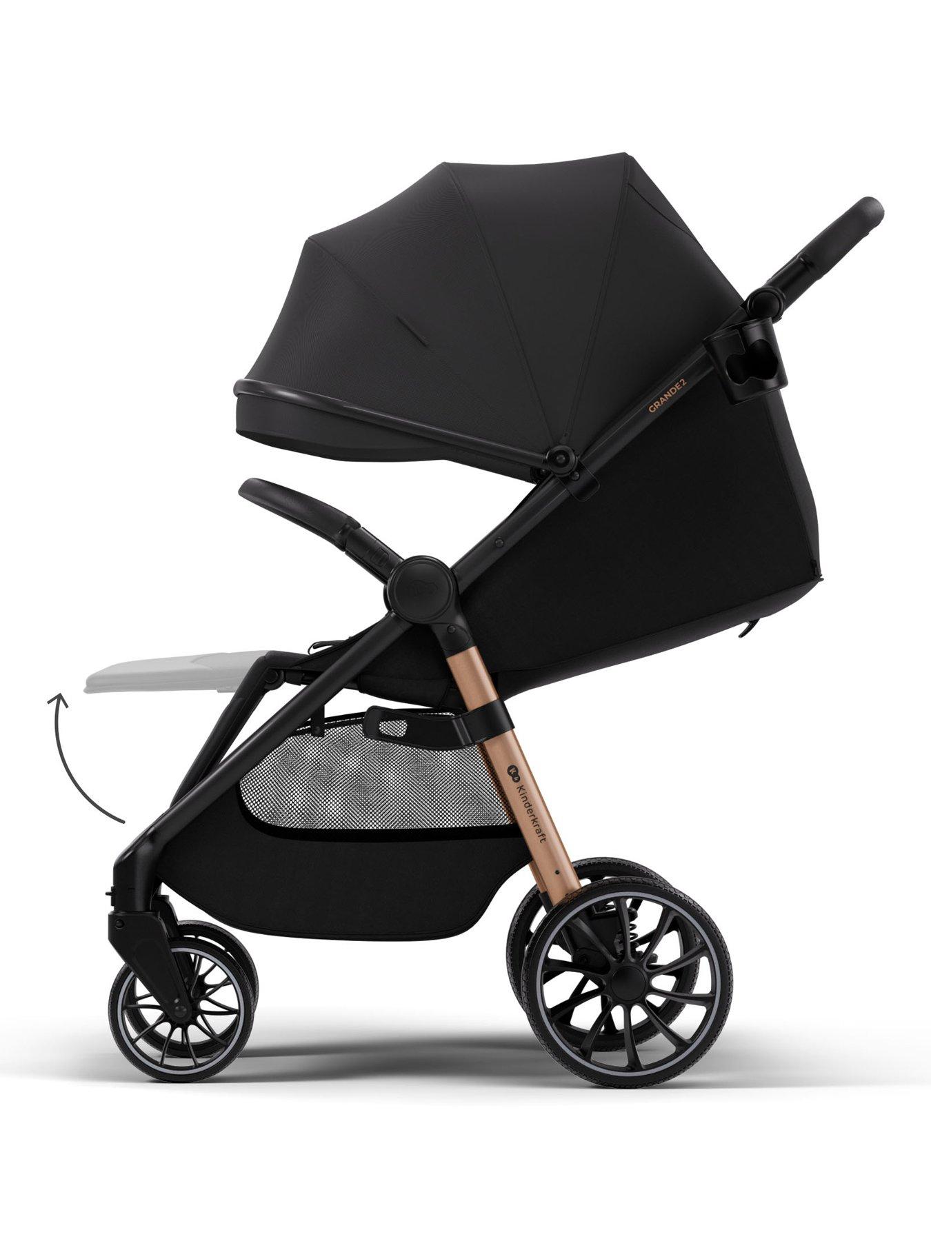 Image 3 of 8 of Kinderkraft Grande 2 Pushchair - Black
