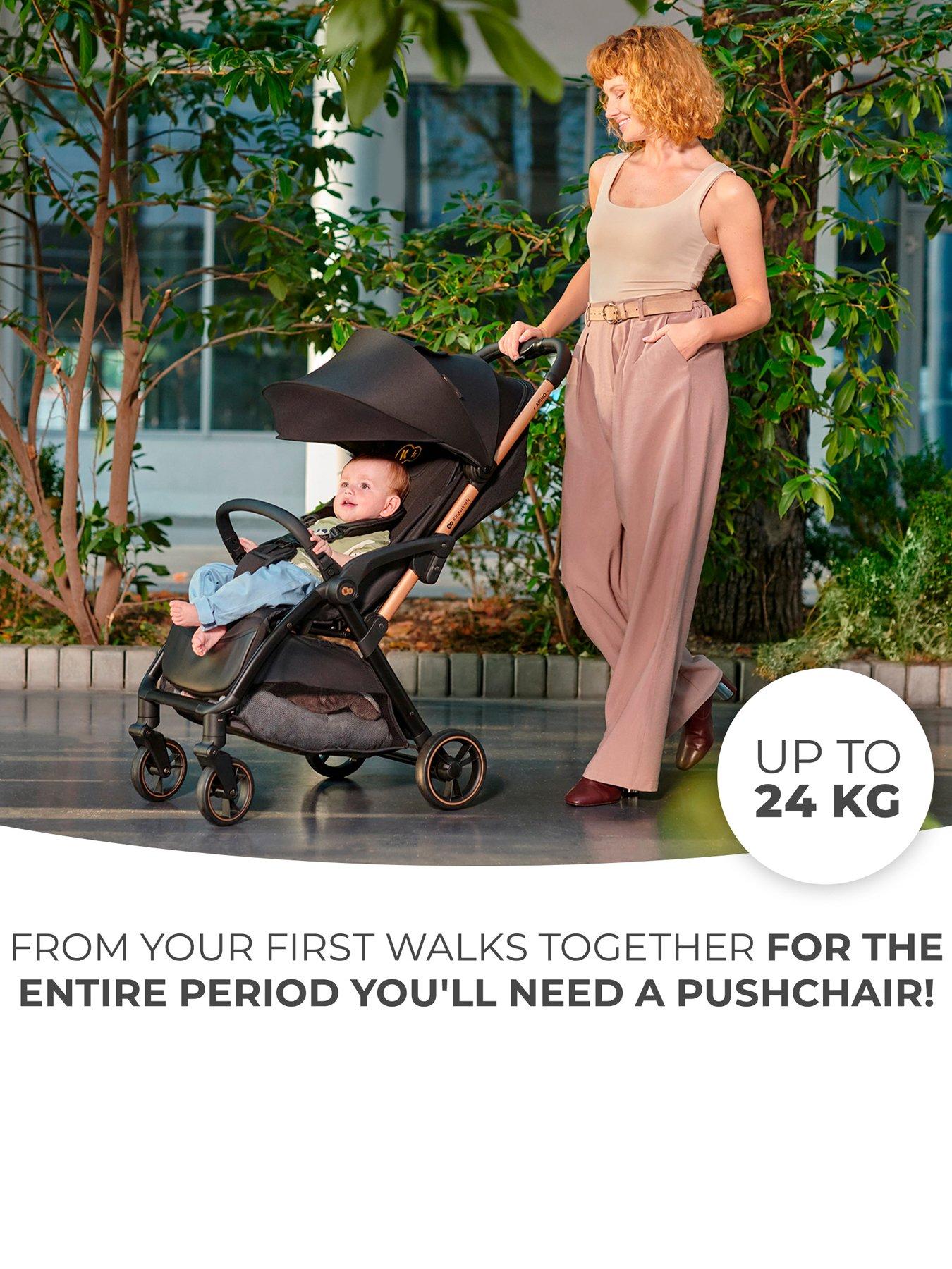 Image 4 of 8 of Kinderkraft Apino Compact Stroller - Raven Black