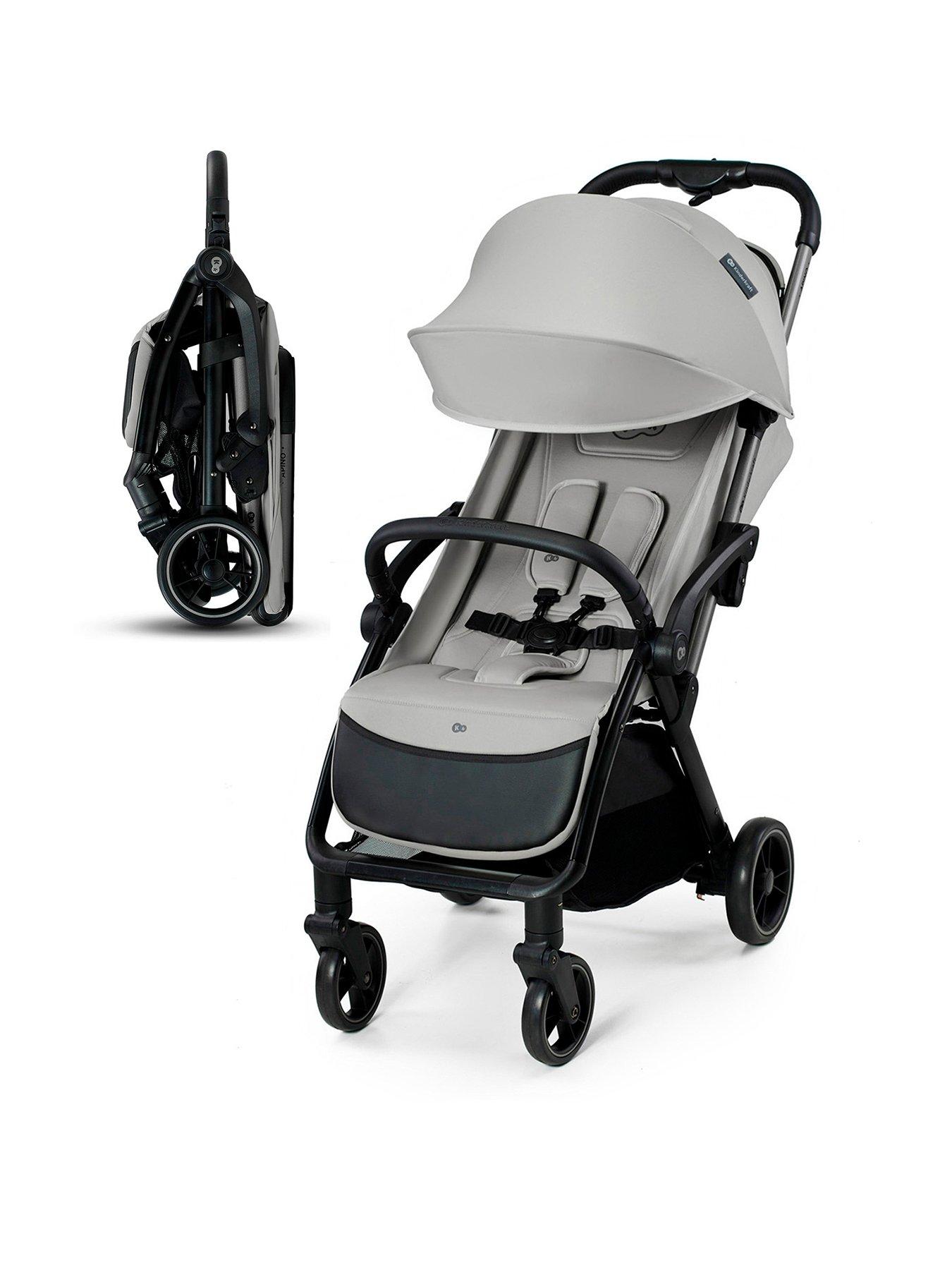 Image 1 of 8 of Kinderkraft Apino Compact Stroller - Dove Grey