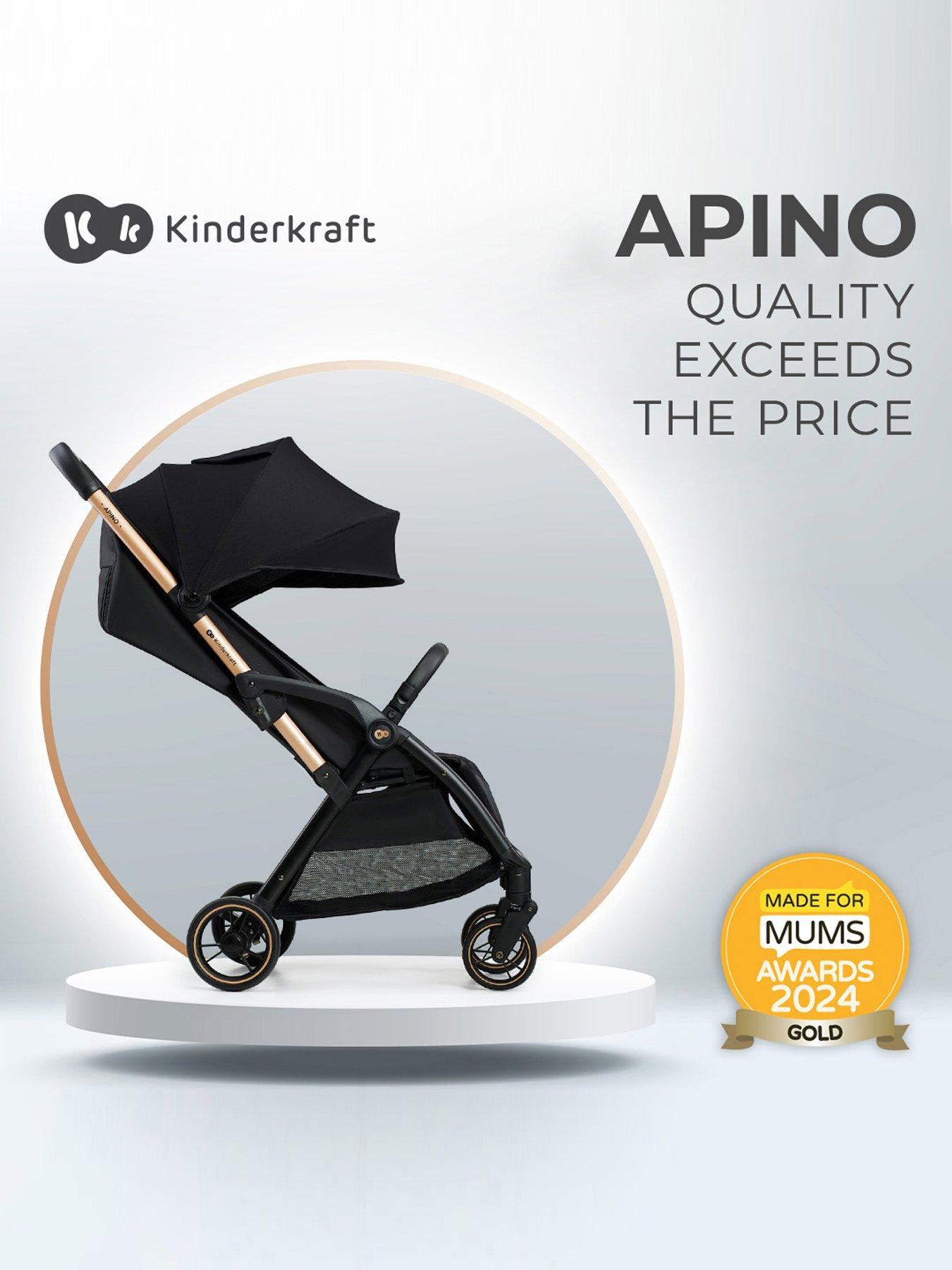 Image 2 of 8 of Kinderkraft Apino Compact Stroller - Dove Grey