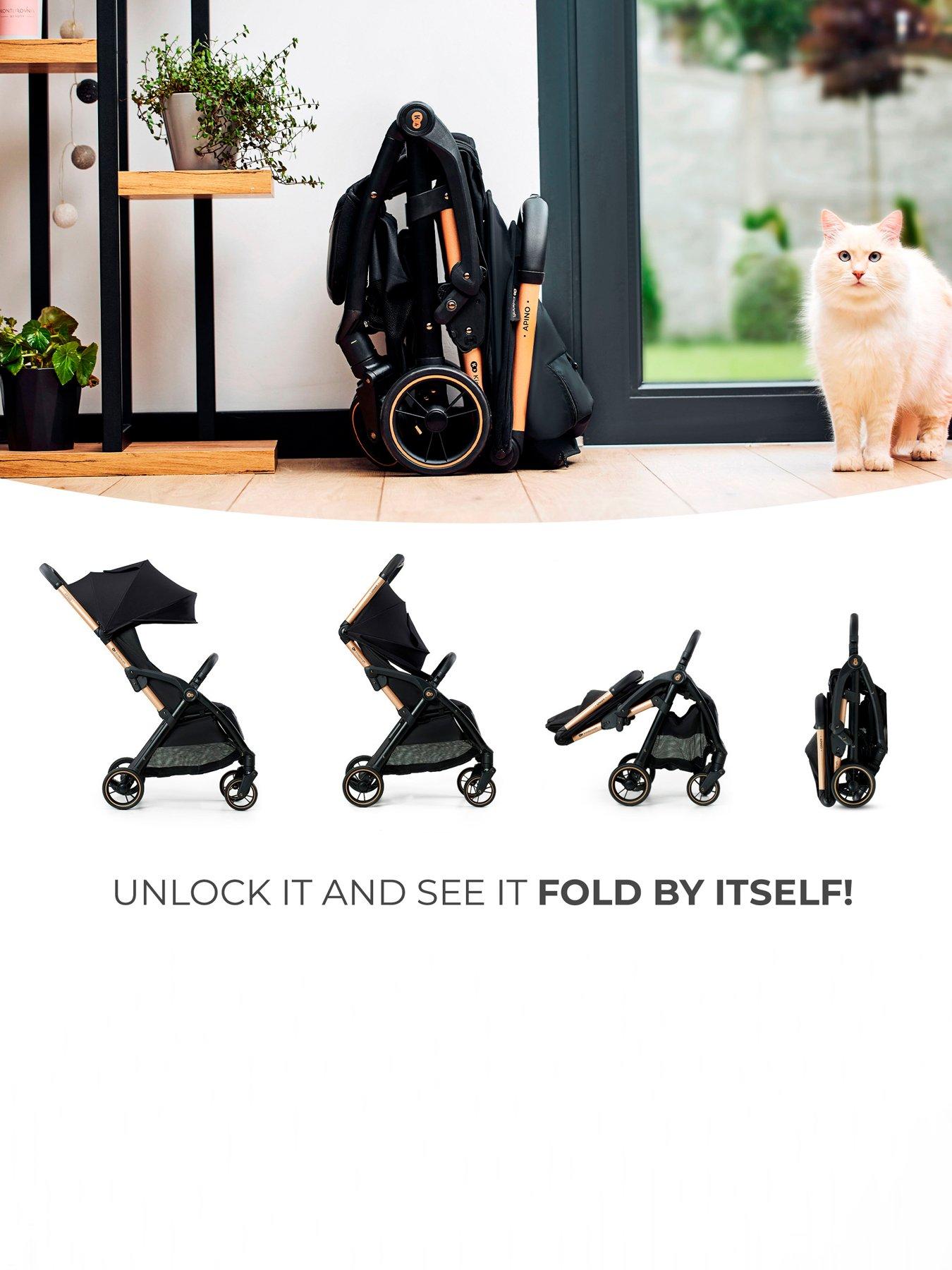 Image 6 of 8 of Kinderkraft Apino Compact Stroller - Dune Beige