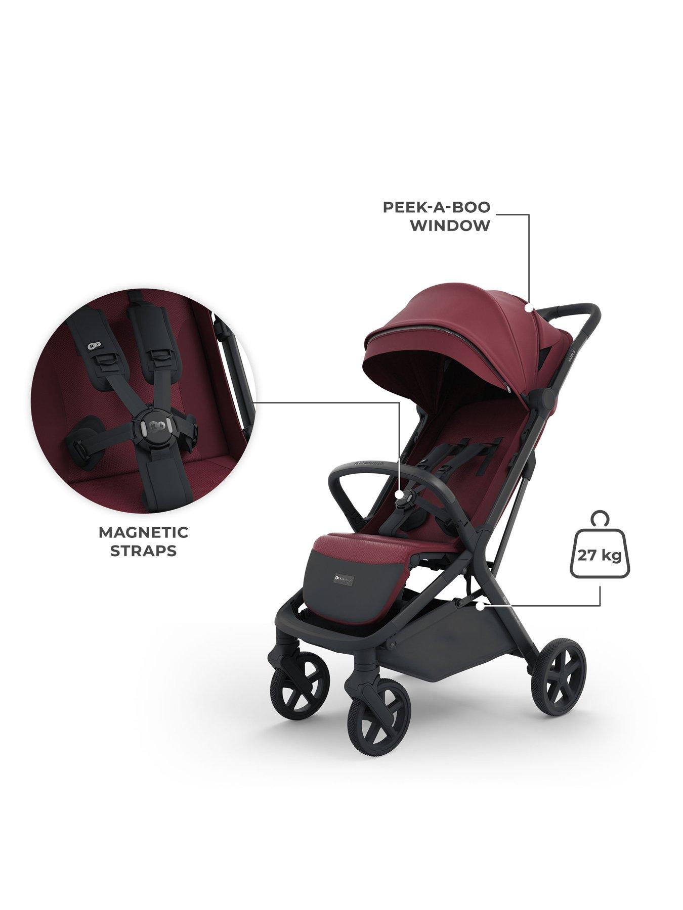 stillFront image of kinderkraft-nubi-3-autofolding-pushchair-ruby