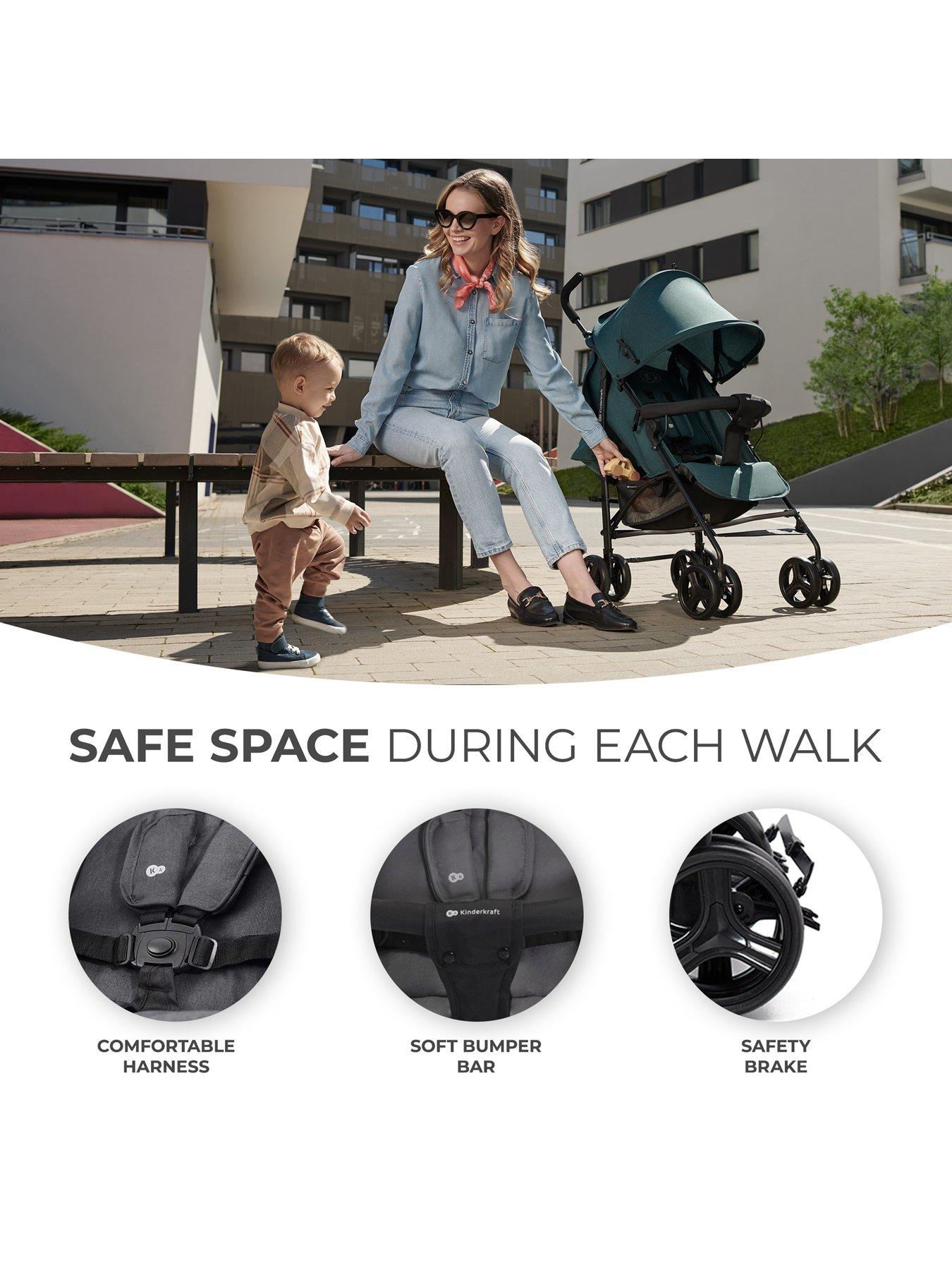  image of kinderkraft-tik-umbrella-pushchair-grey