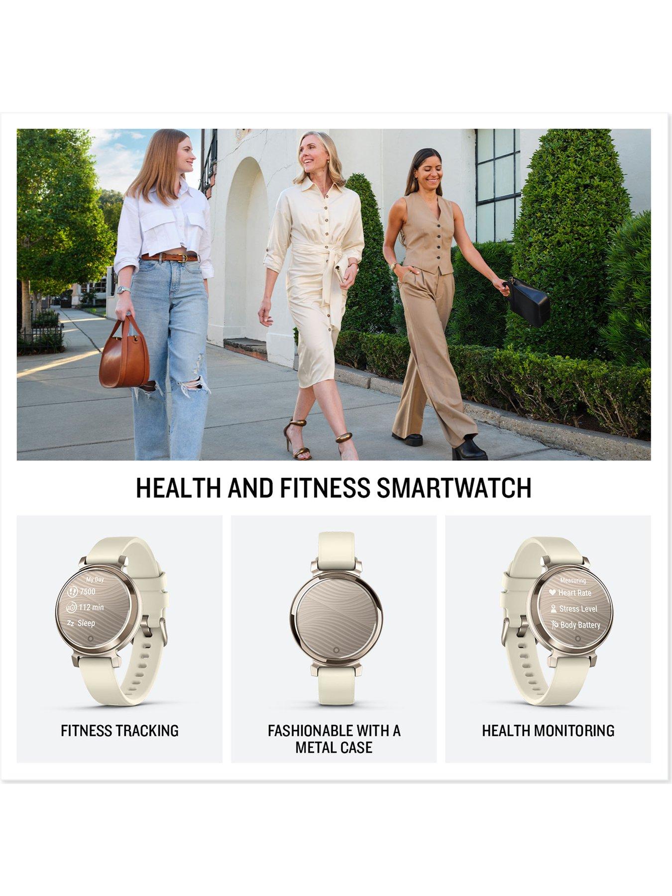 Image 3 of 5 of Garmin Lily 2 Smartwatch&nbsp;-&nbsp;Cream Gold with Coconut Silicone Band