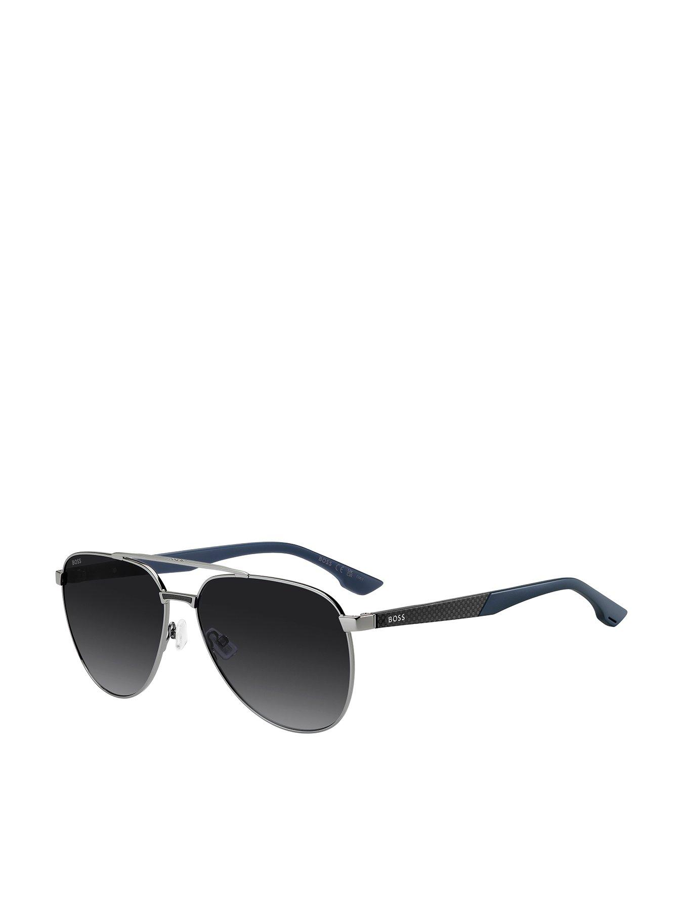BOSS Pilot Sunglasses - Chrome