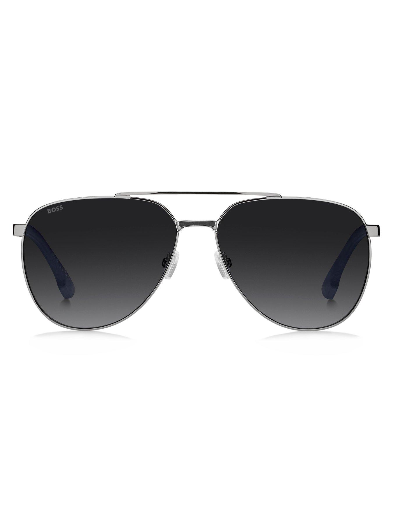 Image 2 of 4 of BOSS Pilot Sunglasses - Chrome