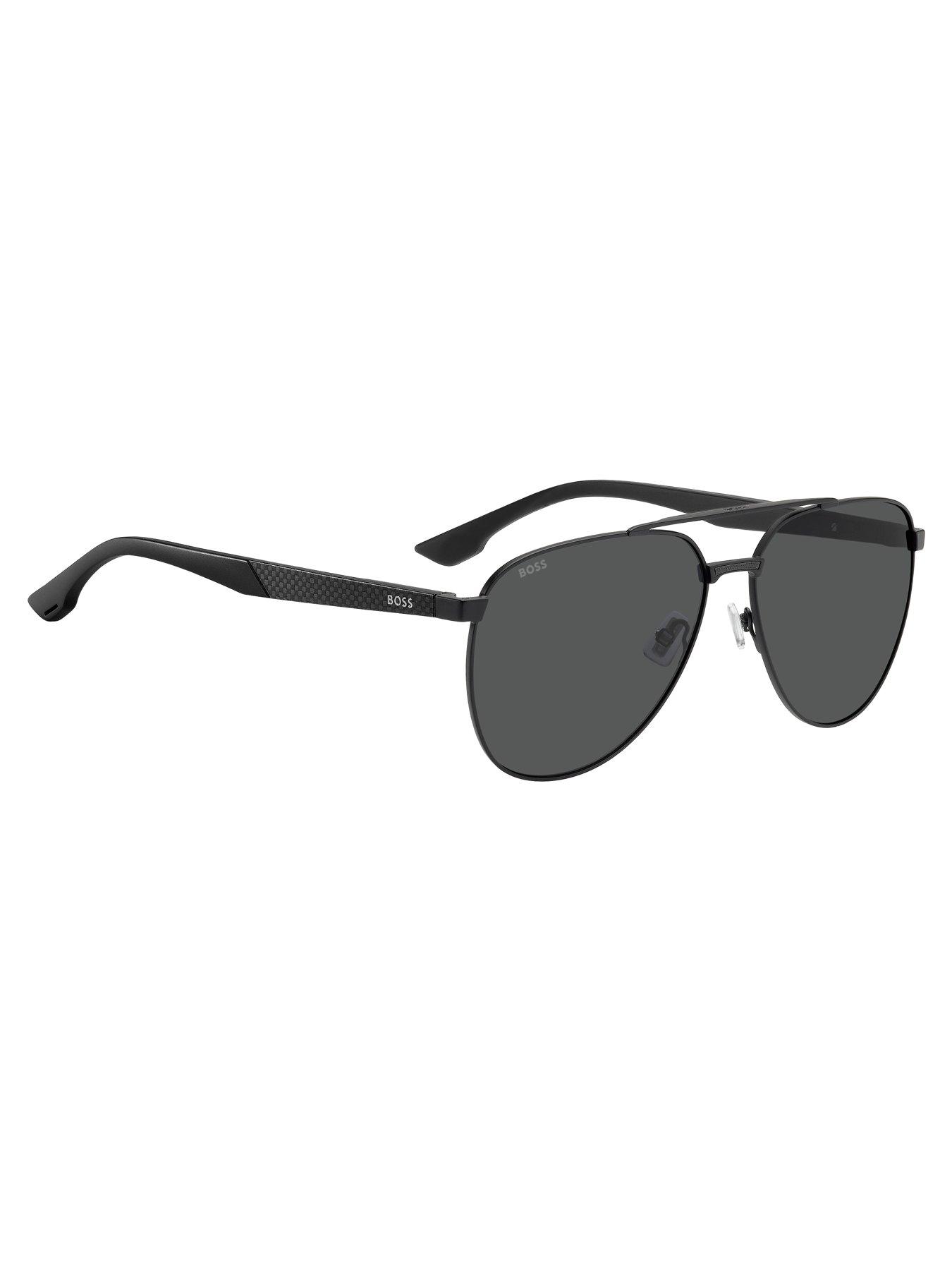 Image 2 of 4 of BOSS Pilot Sunglasses - Matte Black