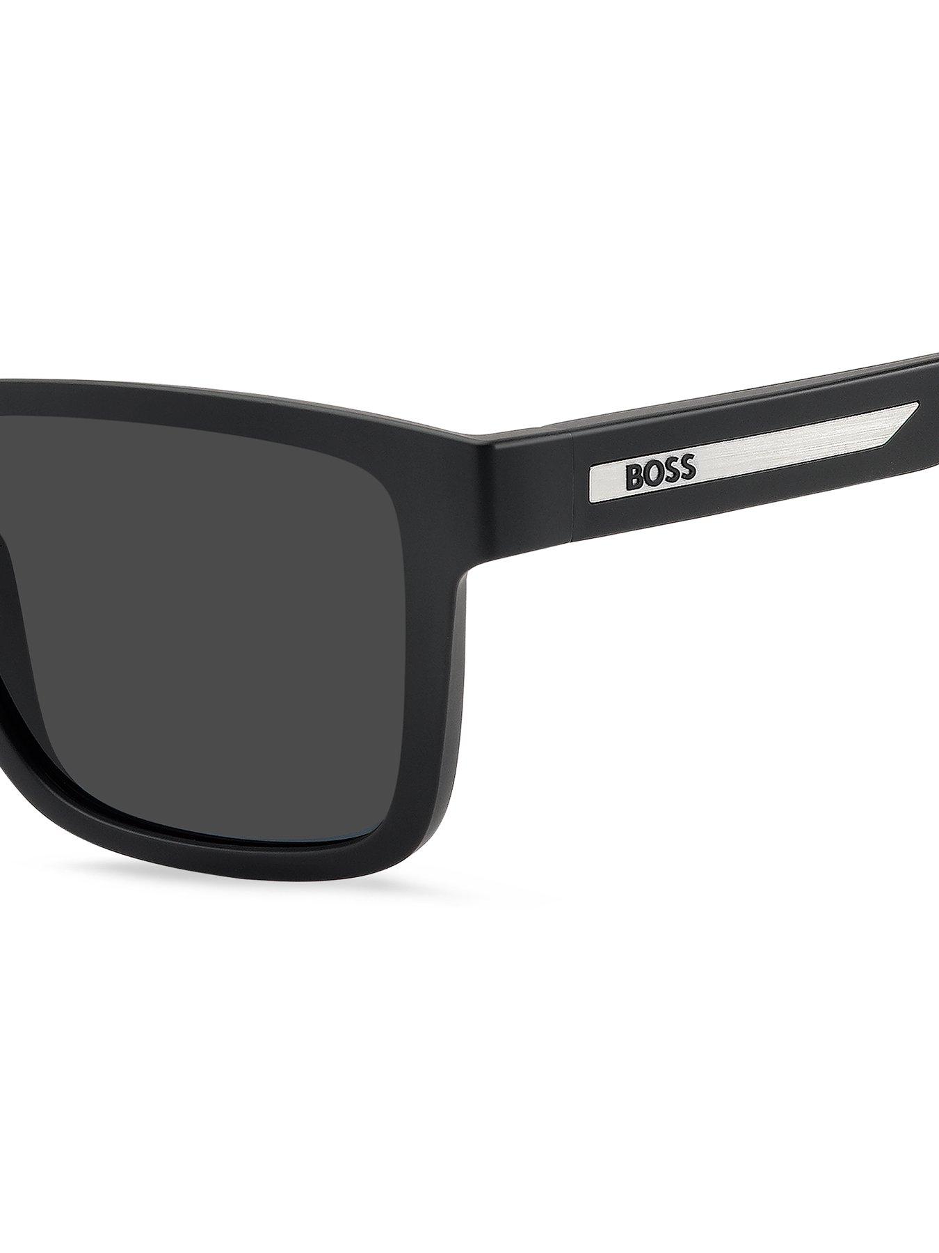  image of boss-square-sunglasses--black