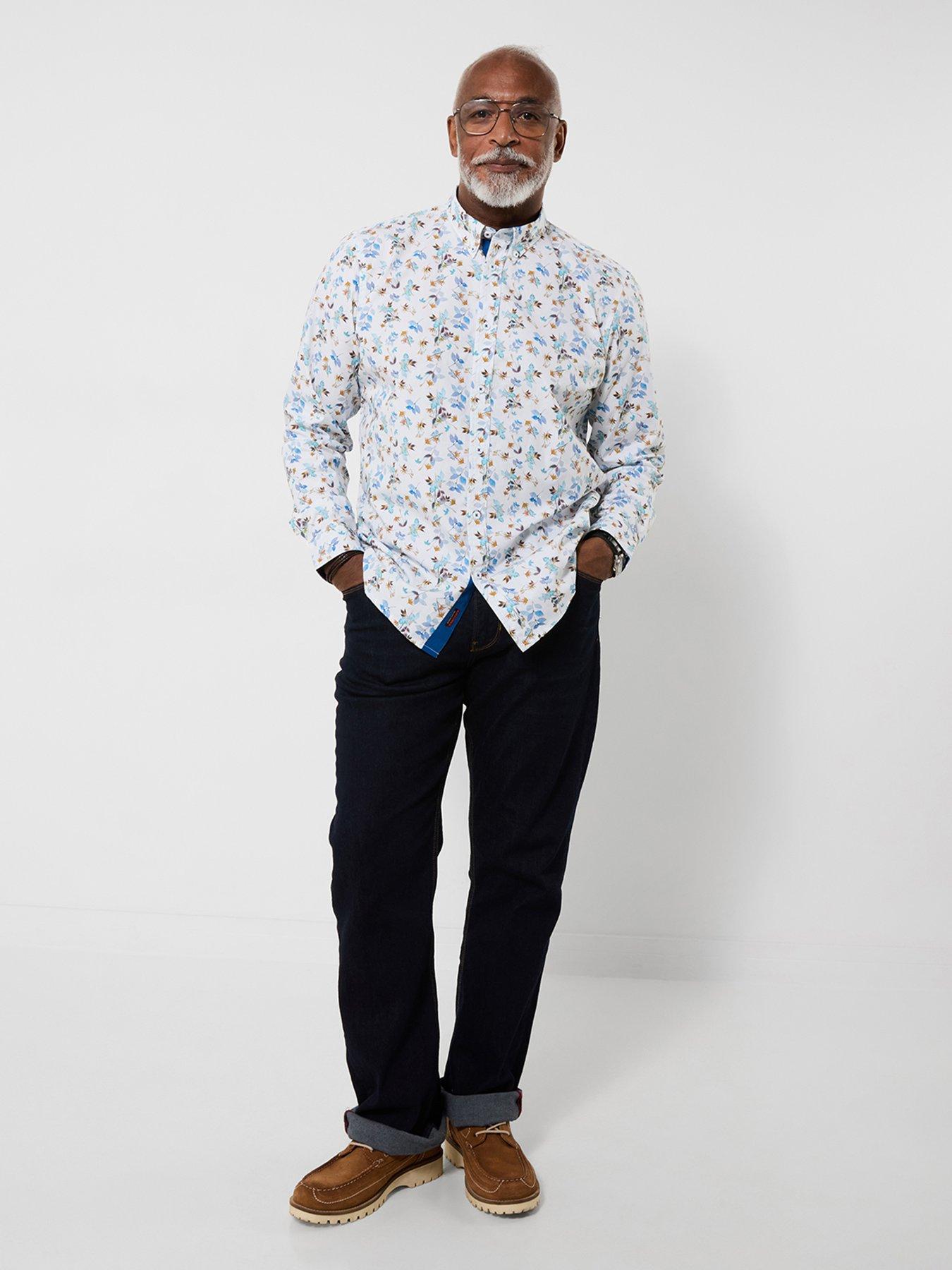 Image 3 of 5 of Joe Browns Lovely Leafy Floral Long Sleeve Shirt