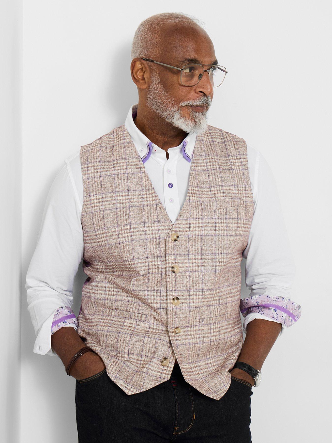  image of joe-browns-spring-time-check-waistcoat