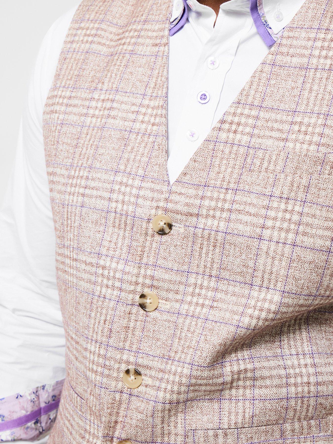  image of joe-browns-spring-time-check-waistcoat