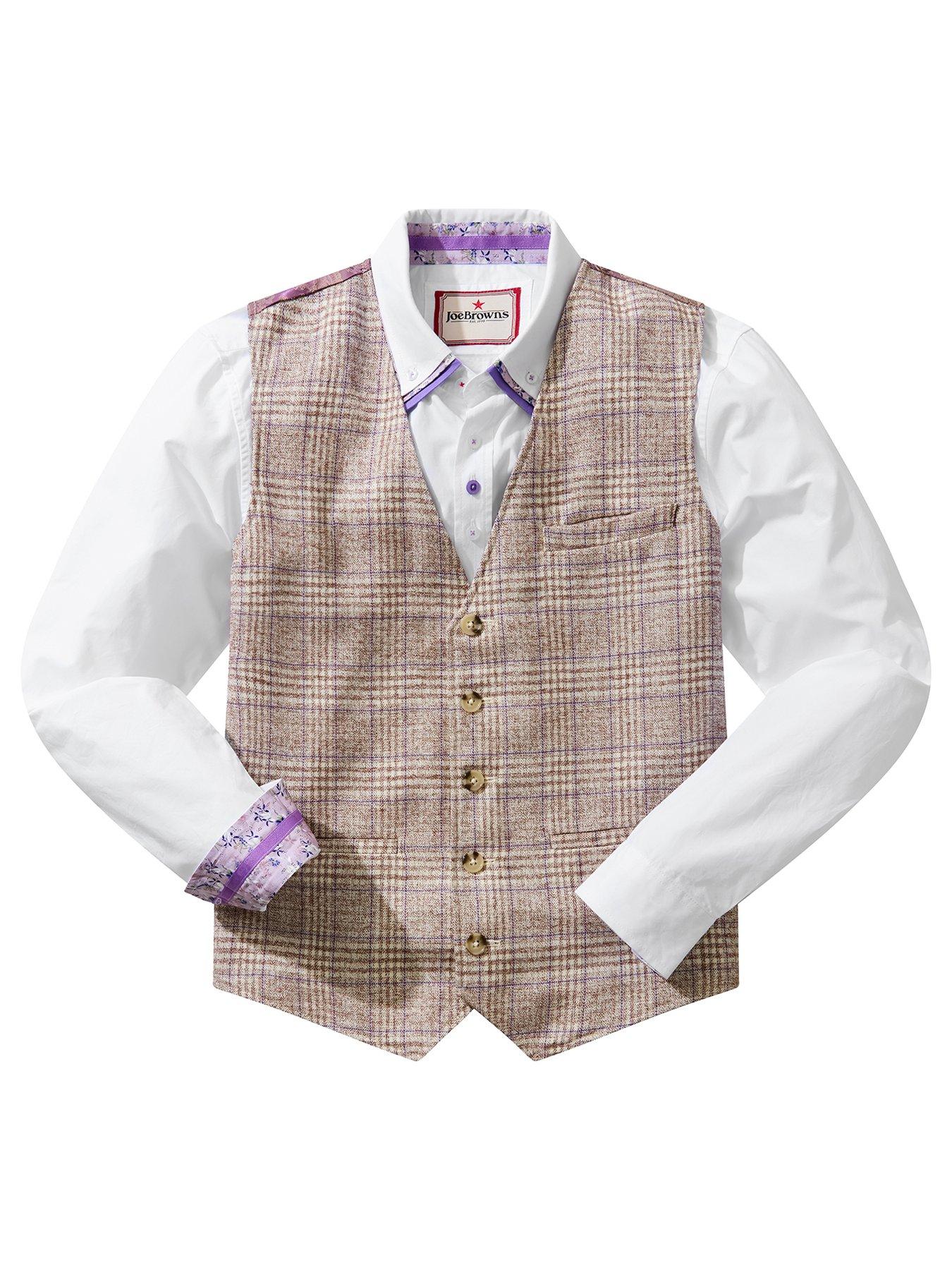 image of joe-browns-spring-time-check-waistcoat
