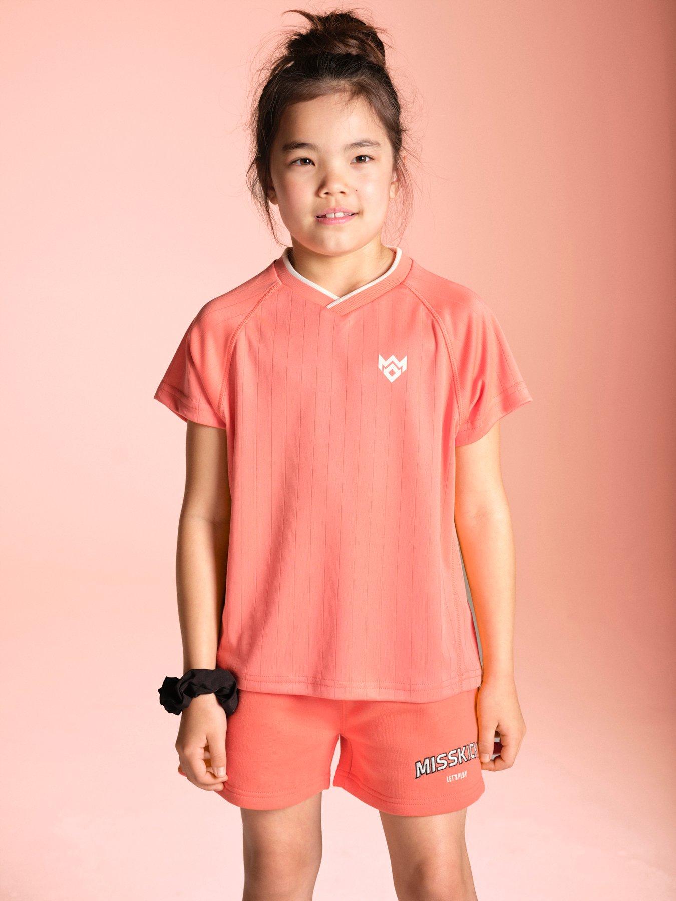 Miss Kick Girls Football Isobelle T-Shirt - Pink