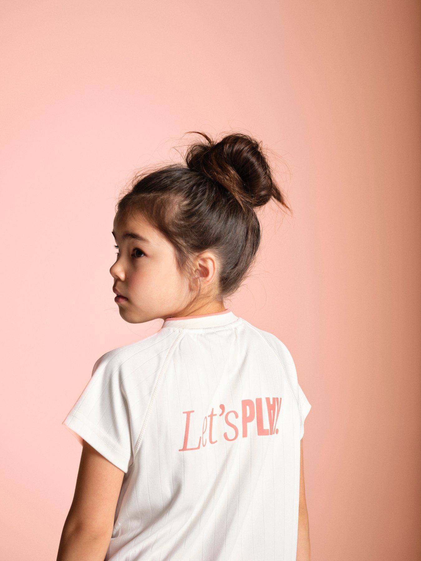 Image 2 of 7 of Miss Kick Girls Football Isobelle T-Shirt - White