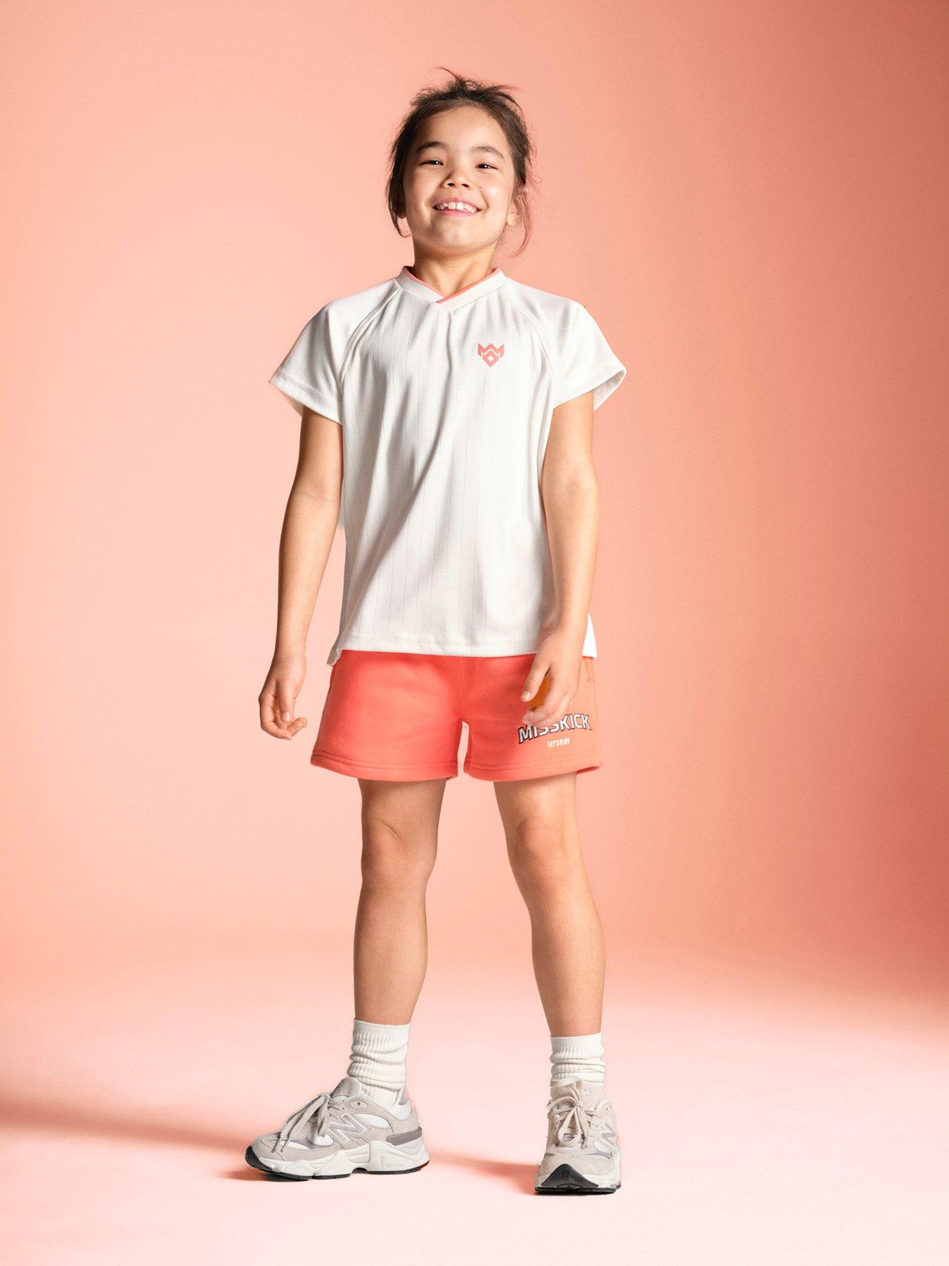 Image 3 of 7 of Miss Kick Girls Football Isobelle T-Shirt - White