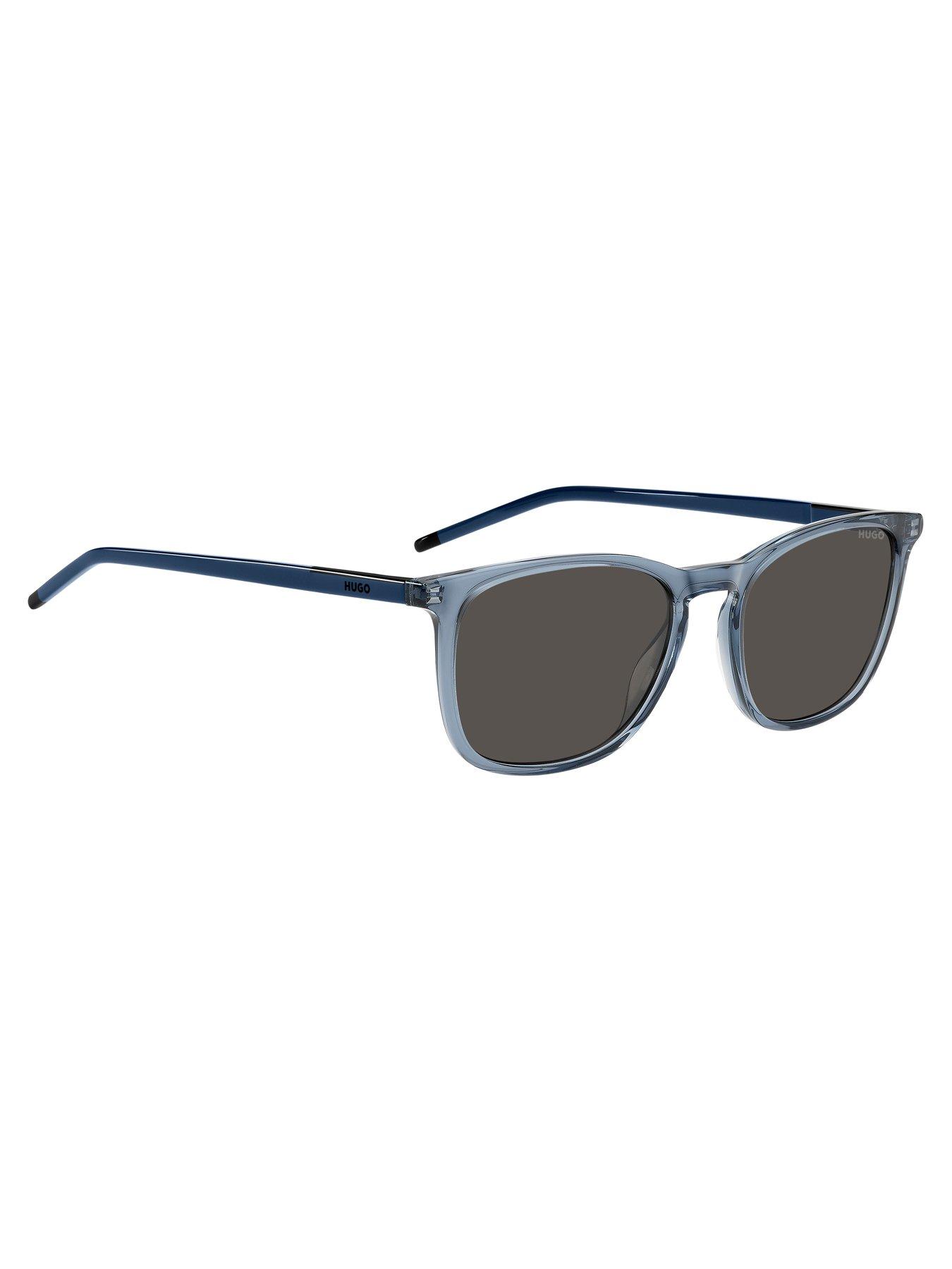 Image 2 of 4 of HUGO Rectangular Sunglasses- Blue