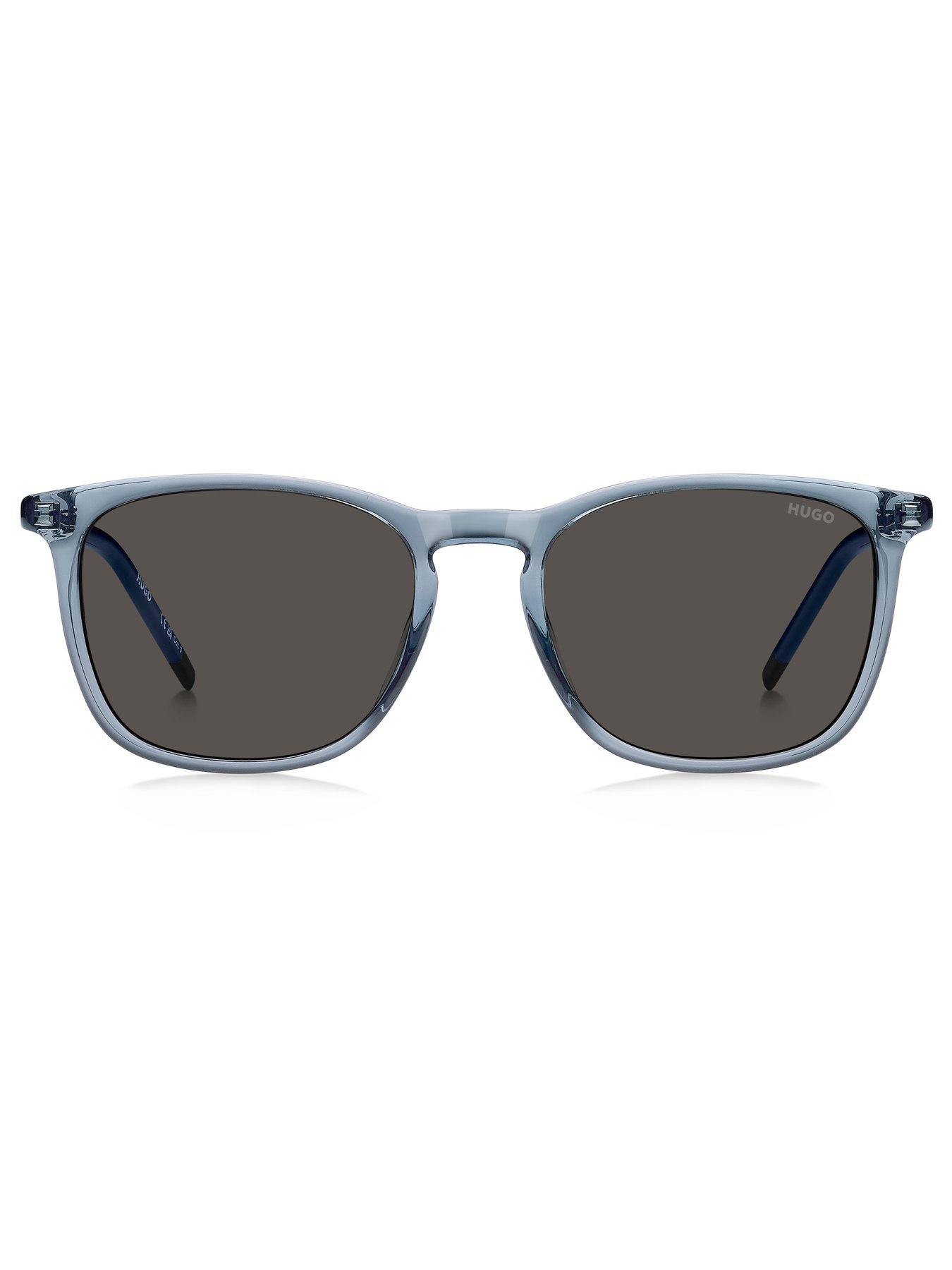  image of hugo-rectangular-sunglasses--blue