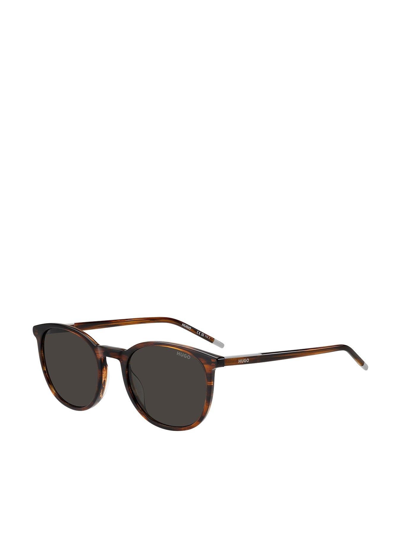 front image of hugo-panthos-sunglasses-tortoiseshell-brown
