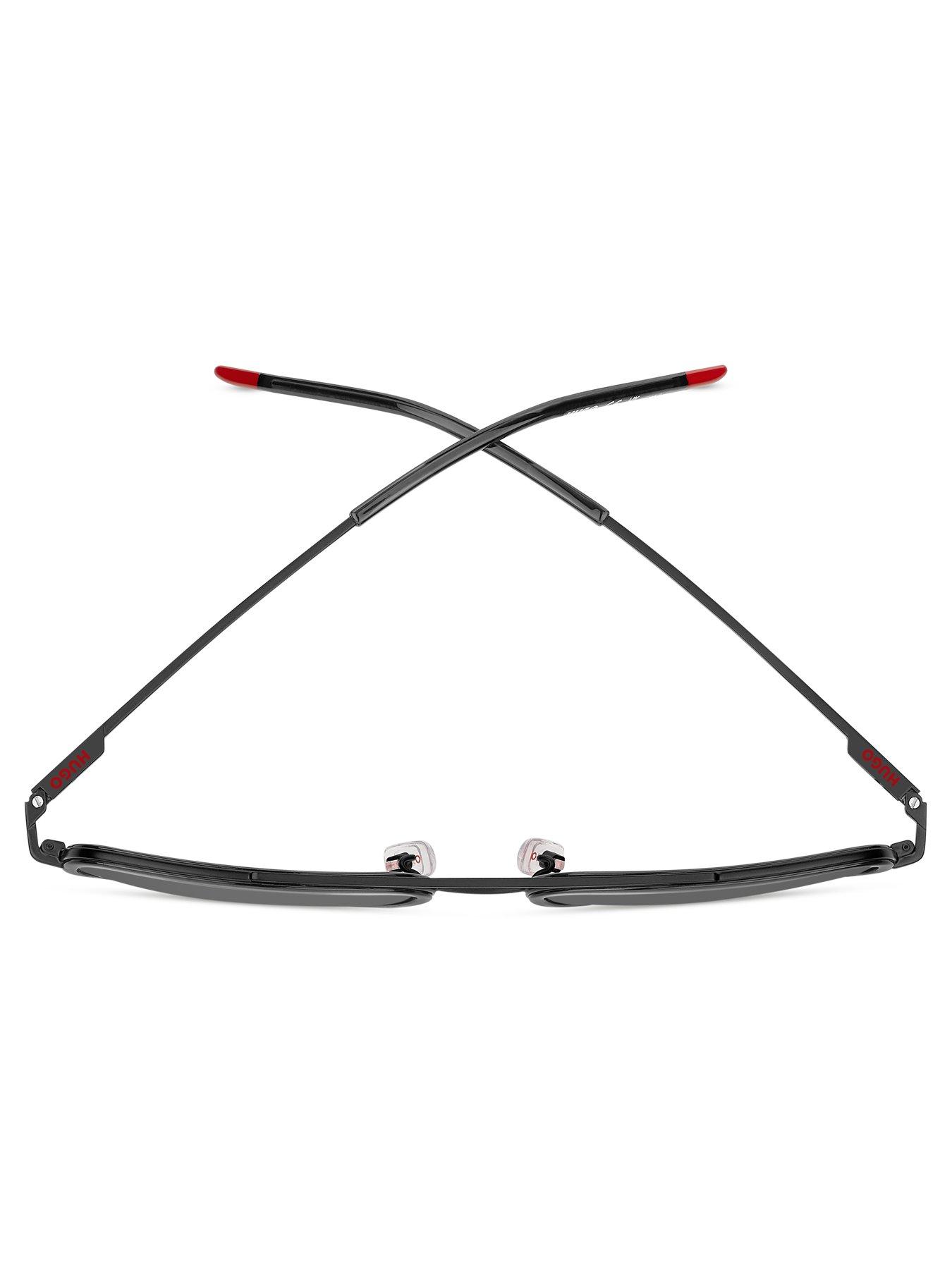  image of hugo-square-double-bridge-sunglasses--grey