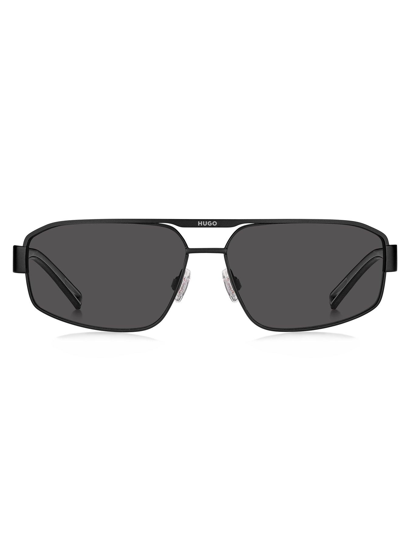 image of hugo-navigator-sunglasses--matte-black