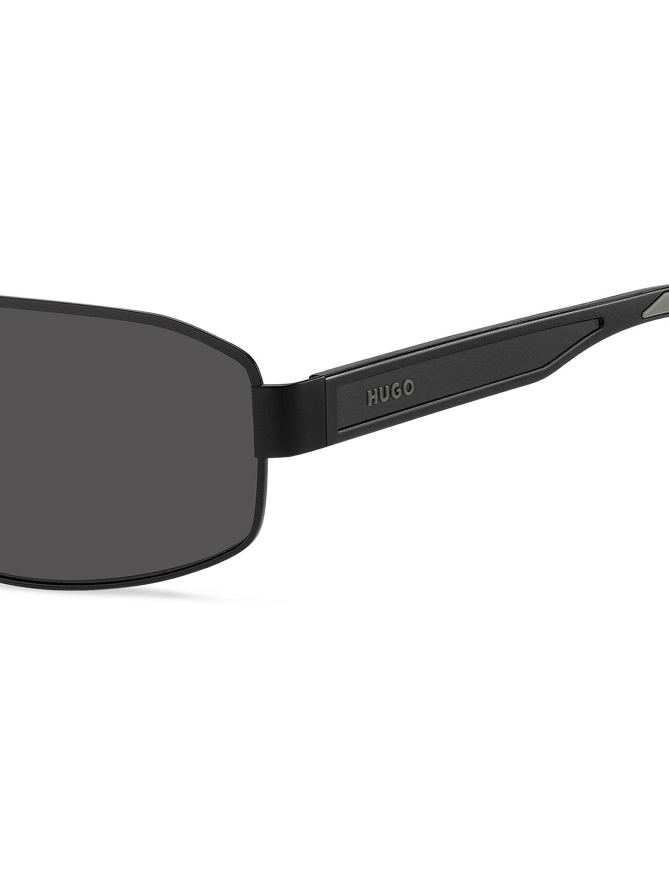  image of hugo-navigator-sunglasses--matte-black