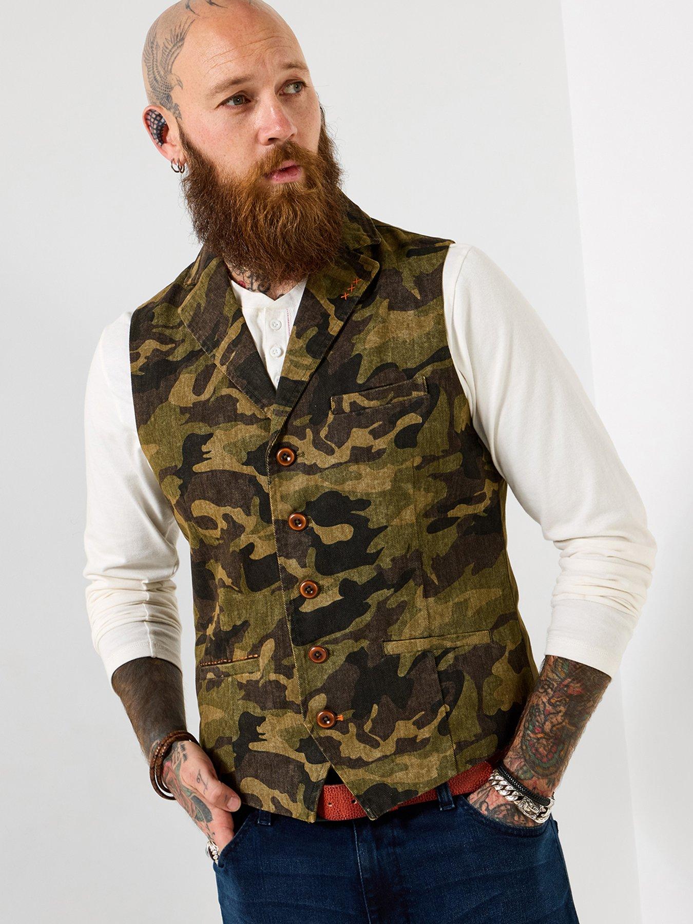 Image 1 of 7 of Joe Browns Cool In Camo Waistcoat