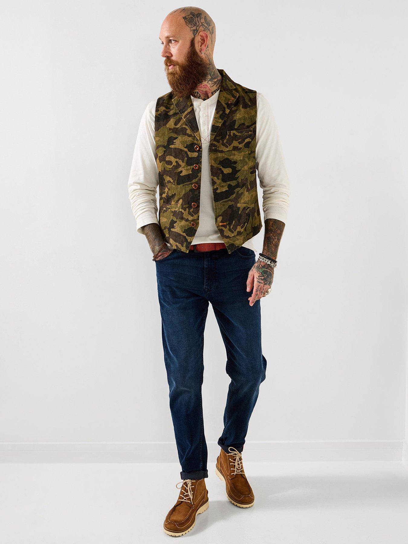 Image 3 of 7 of Joe Browns Cool In Camo Waistcoat