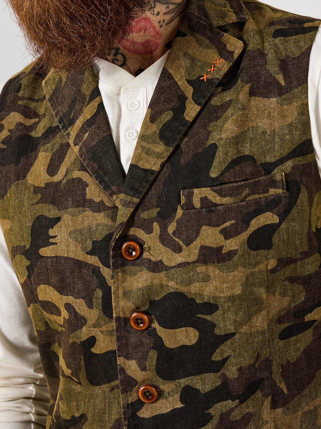 Image 4 of 7 of Joe Browns Cool In Camo Waistcoat