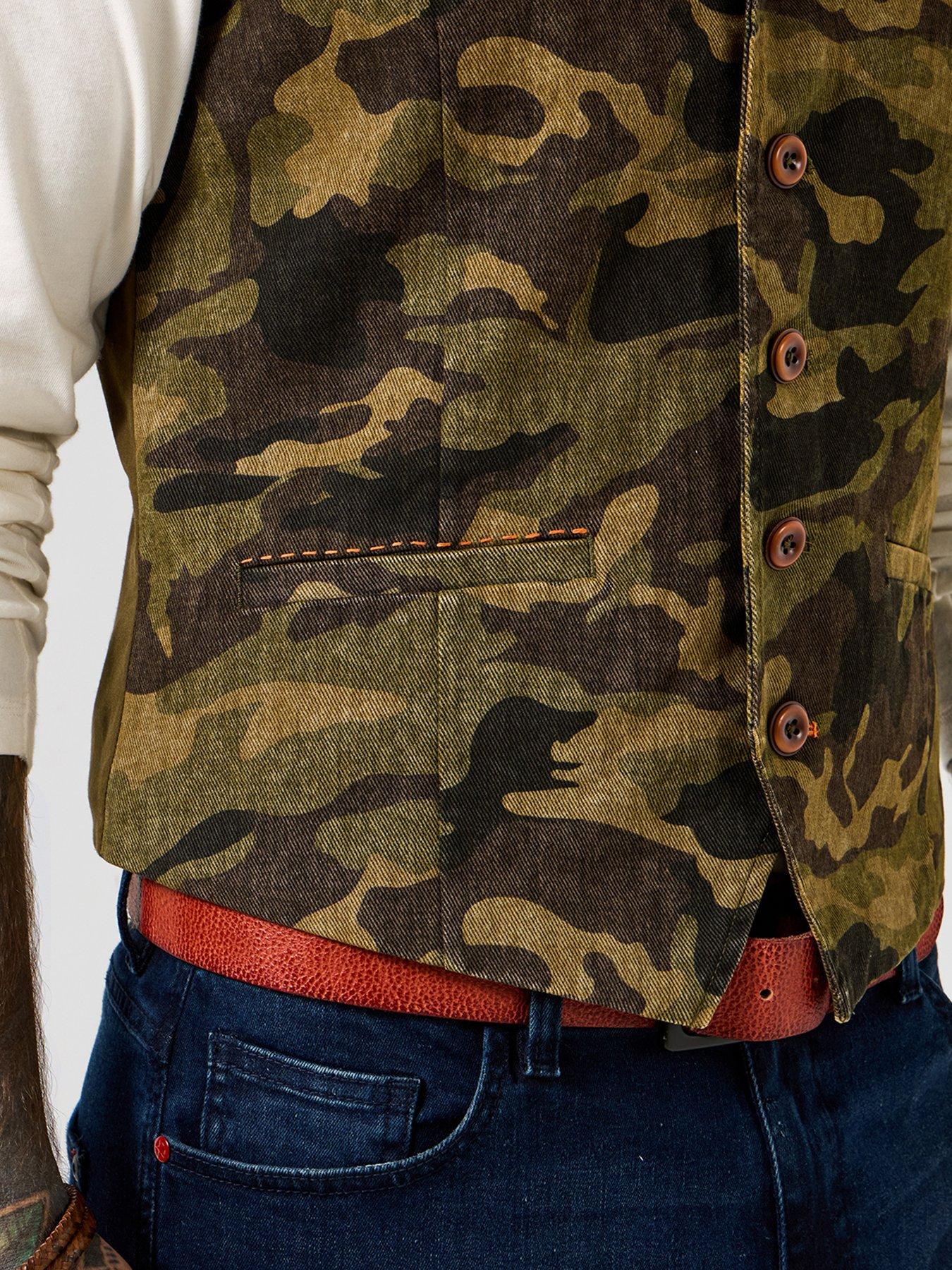 Image 5 of 7 of Joe Browns Cool In Camo Waistcoat