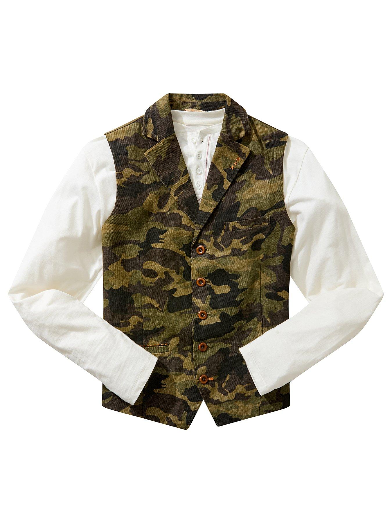 Image 7 of 7 of Joe Browns Cool In Camo Waistcoat