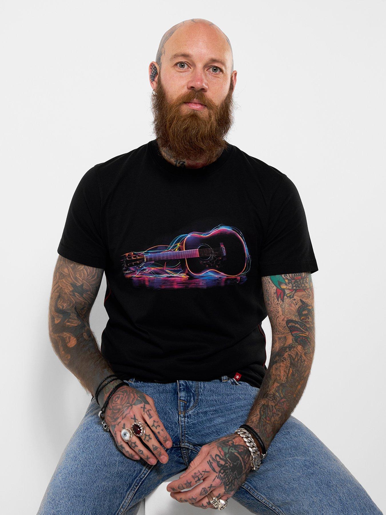 Joe Browns Neon Lights Guitar T-shirt