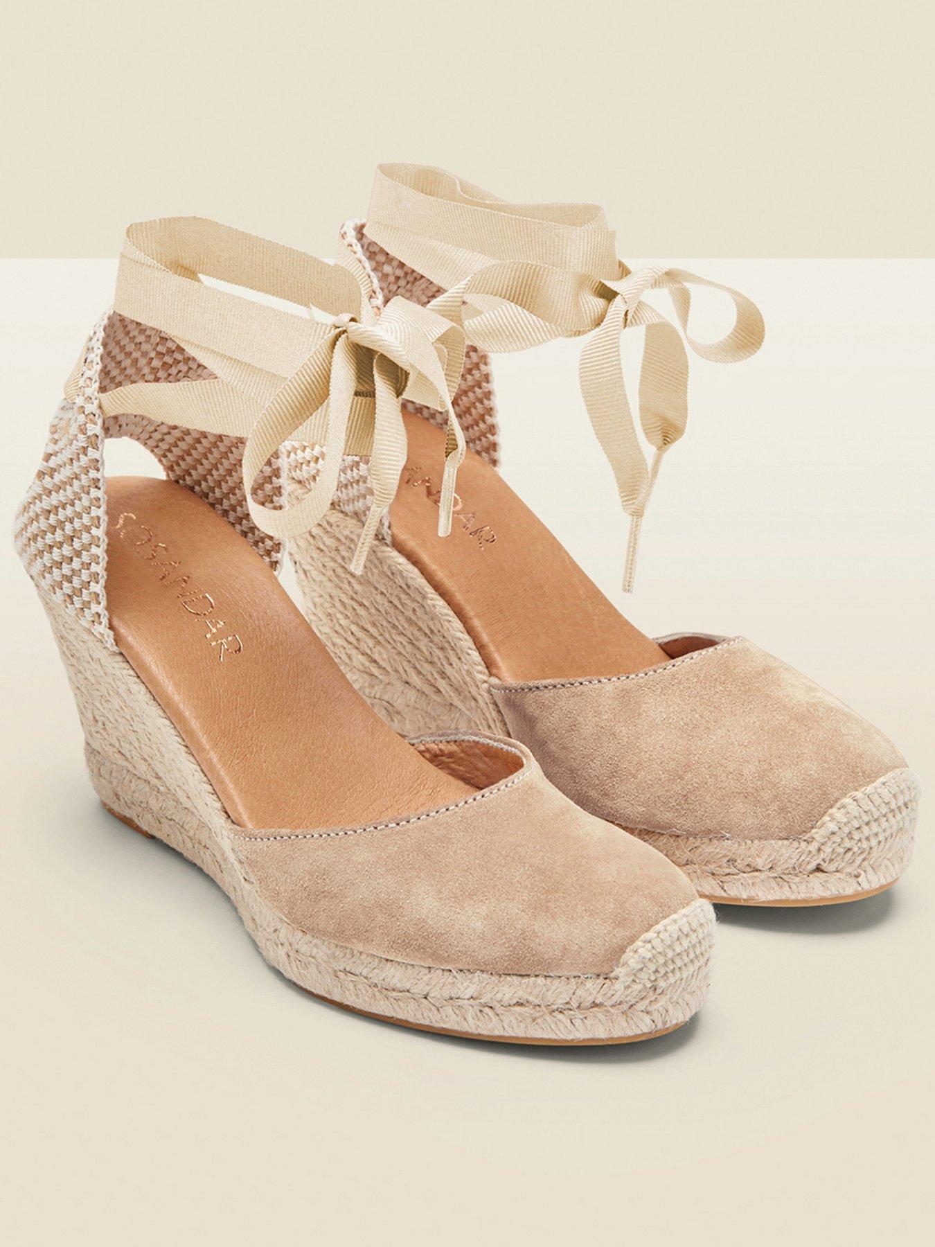Sosandar Wedge Espadrille - Beige
