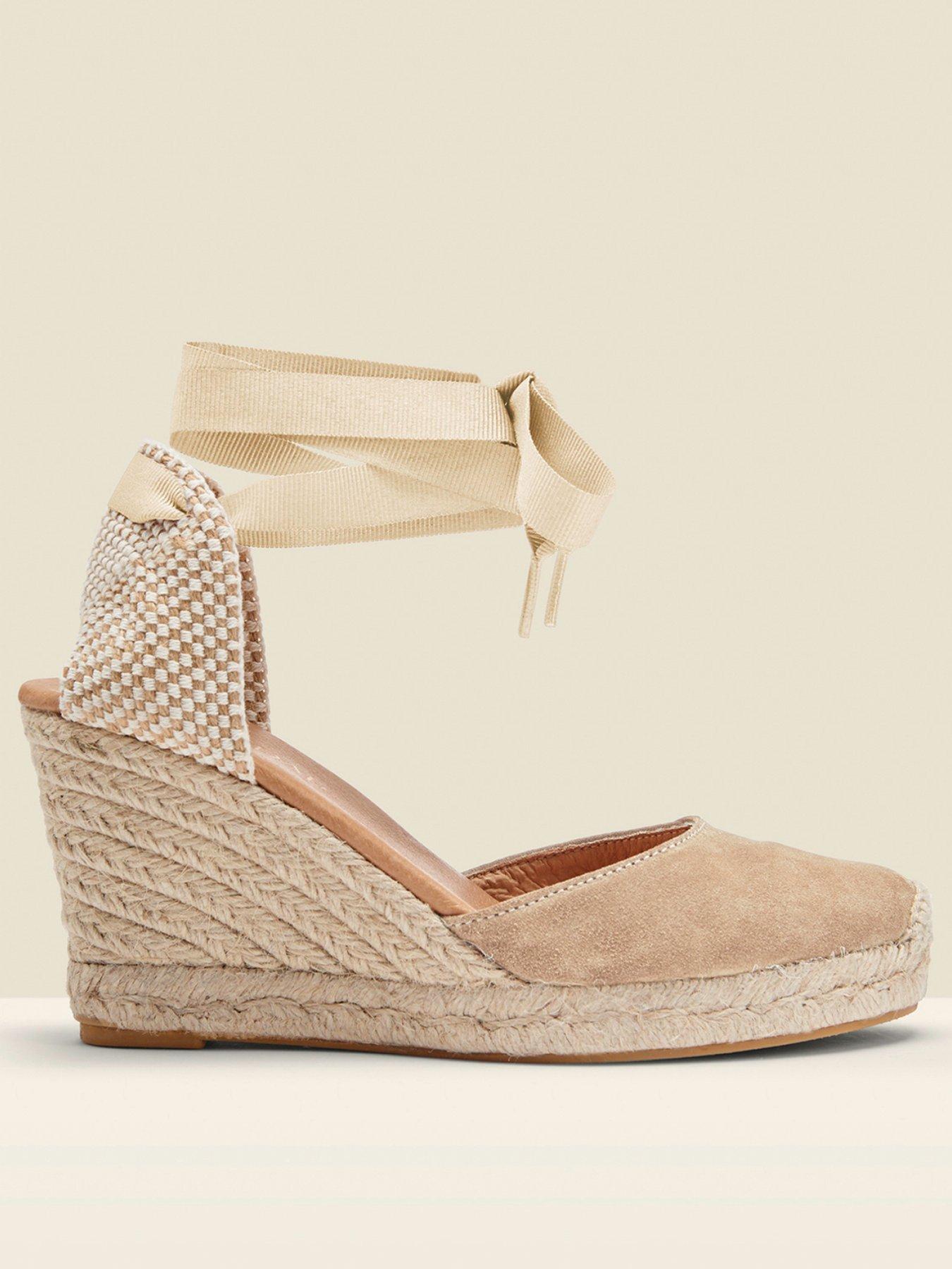 Image 2 of 4 of Sosandar Wedge Espadrille - Beige