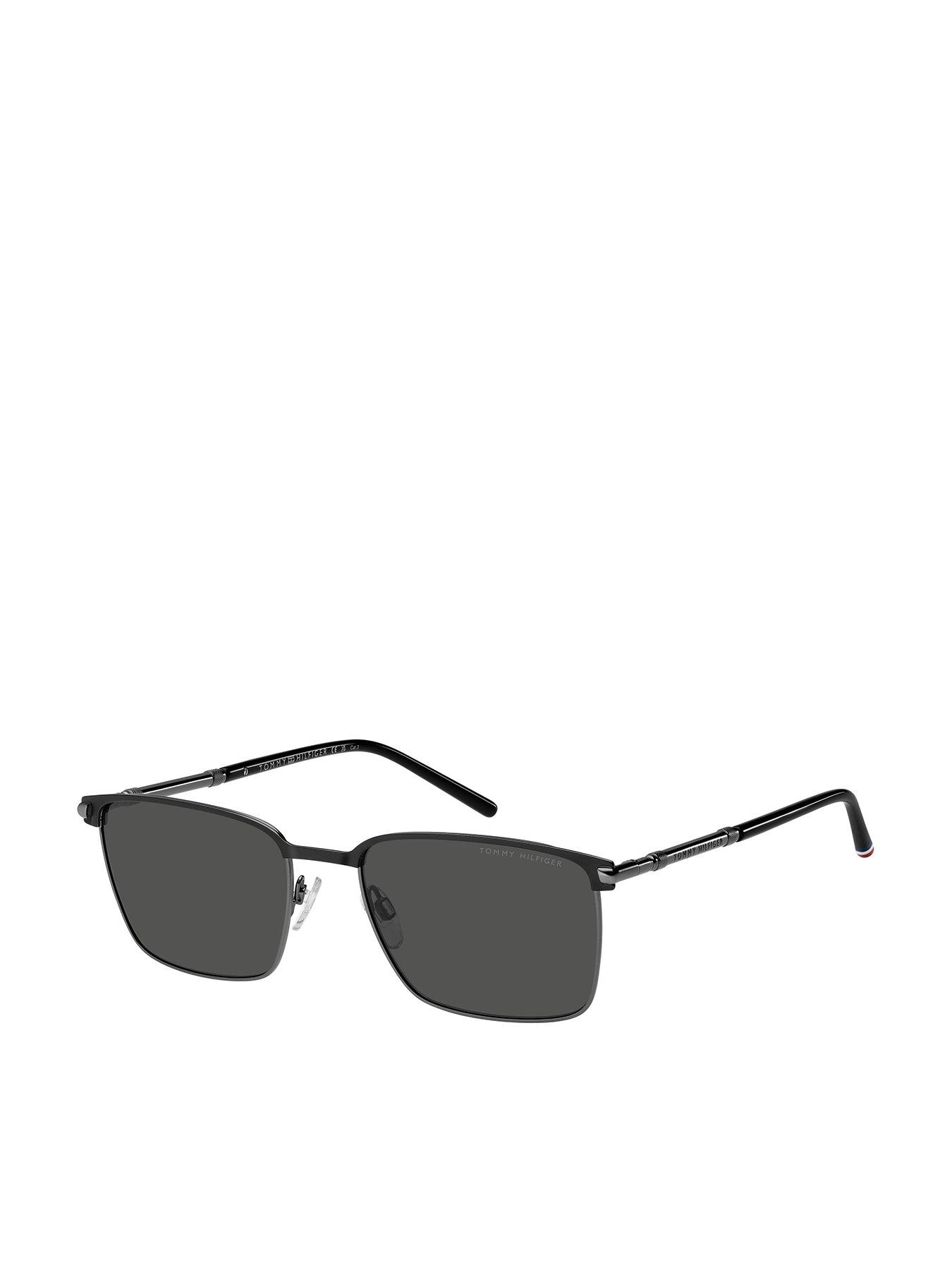 Image 1 of 4 of Tommy Hilfiger Square Sunglasses - Black