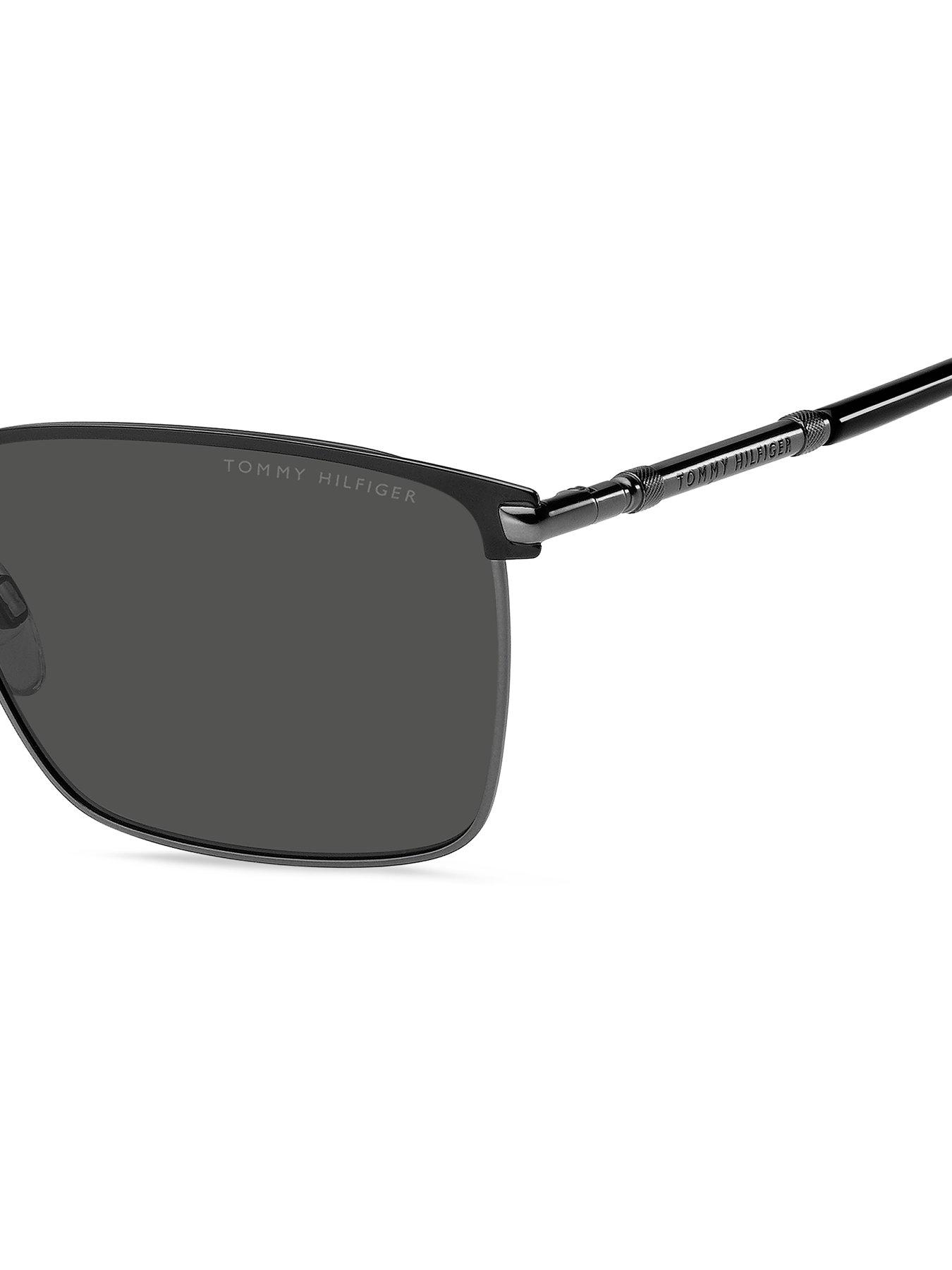 Image 4 of 4 of Tommy Hilfiger Square Sunglasses - Black