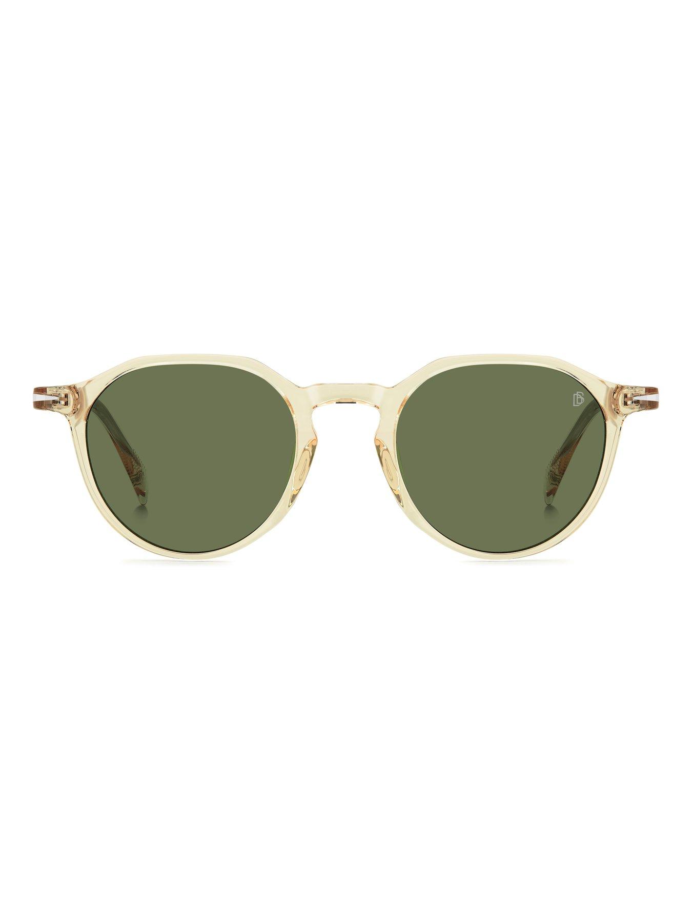  image of eyewear-by-david-beckham-panthos-sunglasses--yellow-acetate