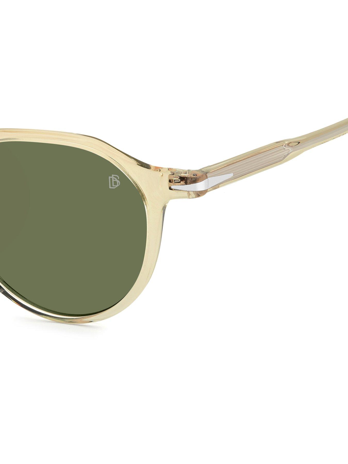  image of eyewear-by-david-beckham-panthos-sunglasses--yellow-acetate