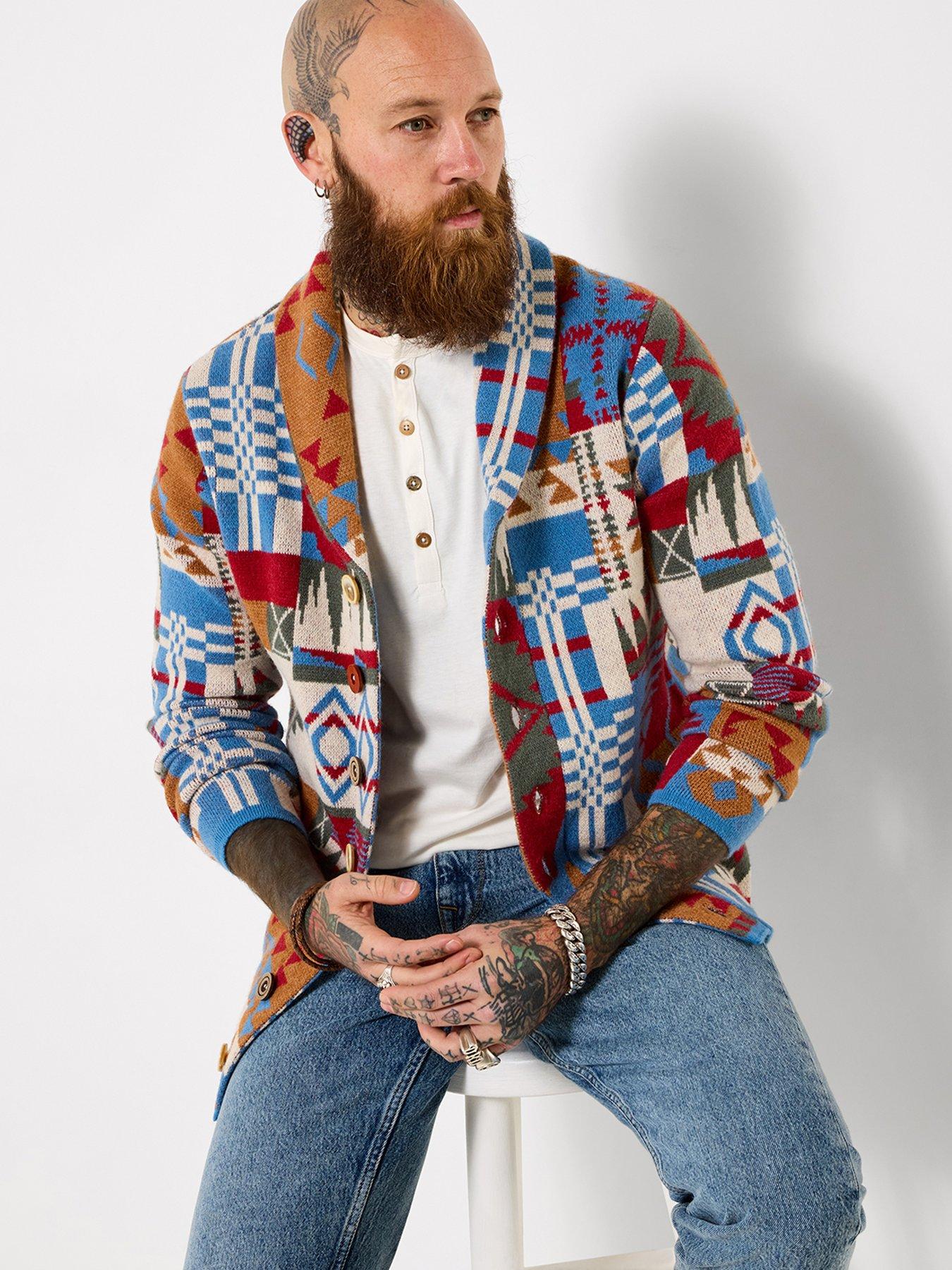 Joe Browns Joe Browns Patchwork Aztec Knitted Cardigan