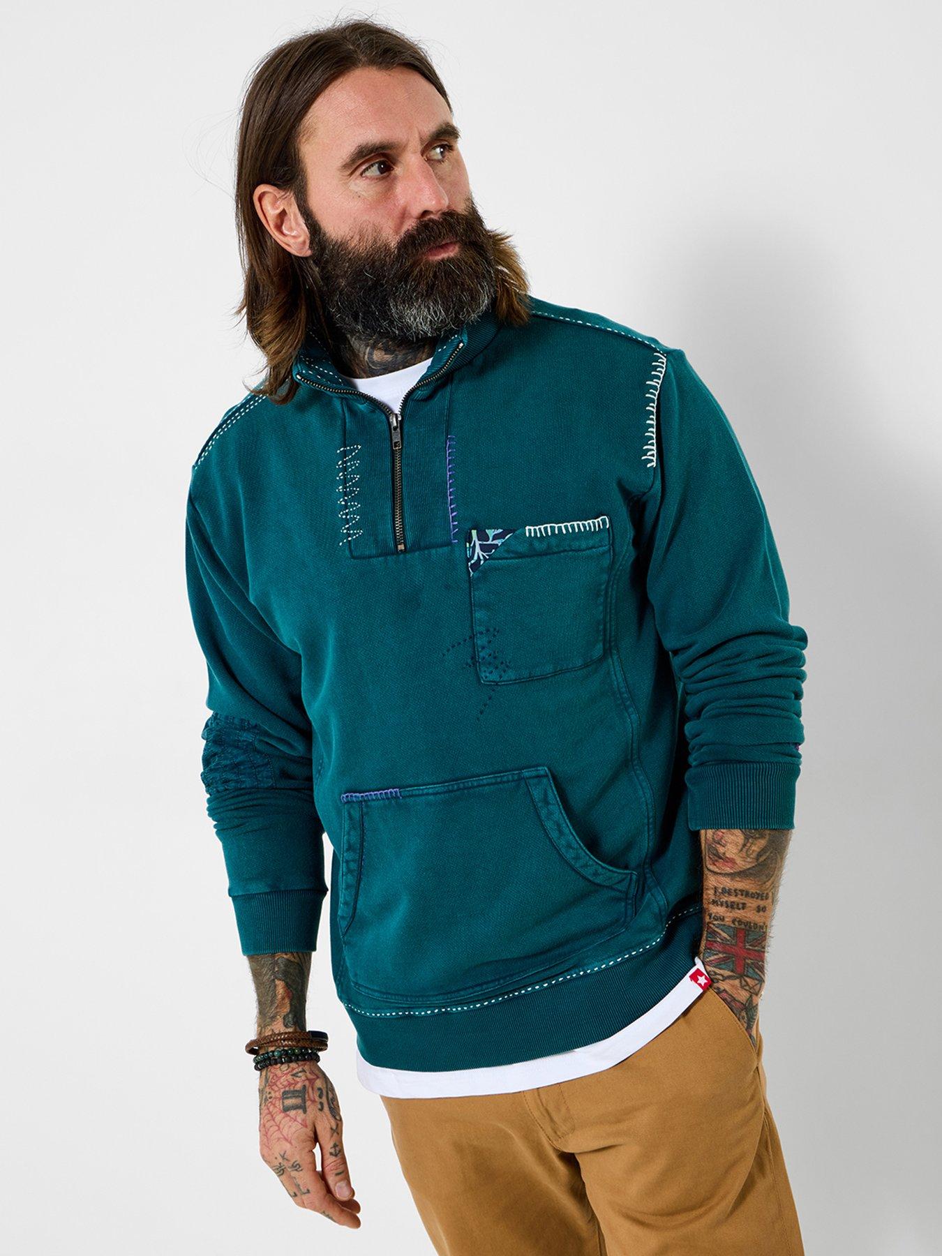  image of joe-browns-carefully-customised-14-zip-sweat