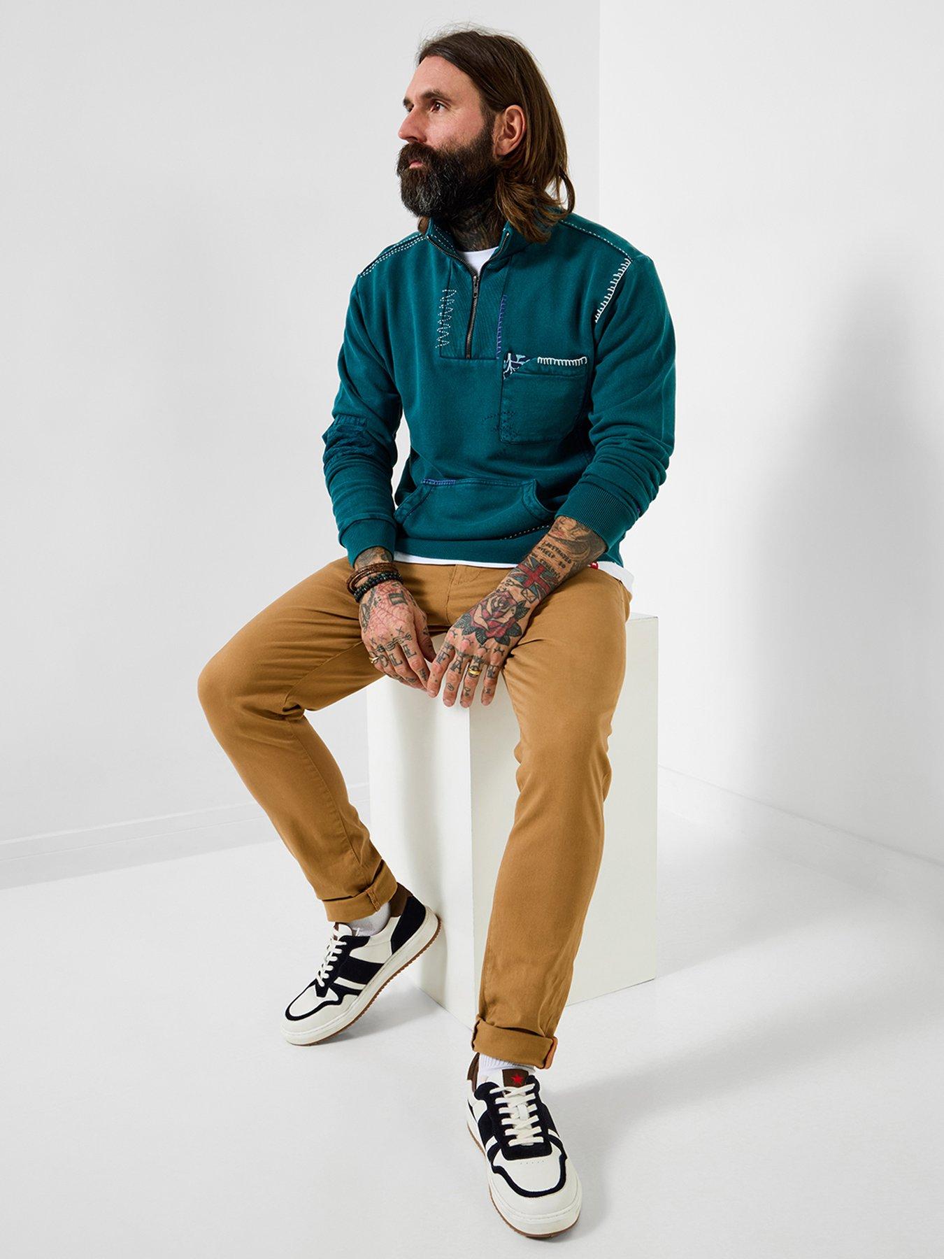  image of joe-browns-carefully-customised-14-zip-sweat