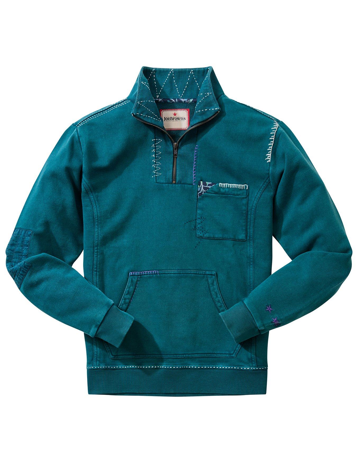  image of joe-browns-carefully-customised-14-zip-sweat